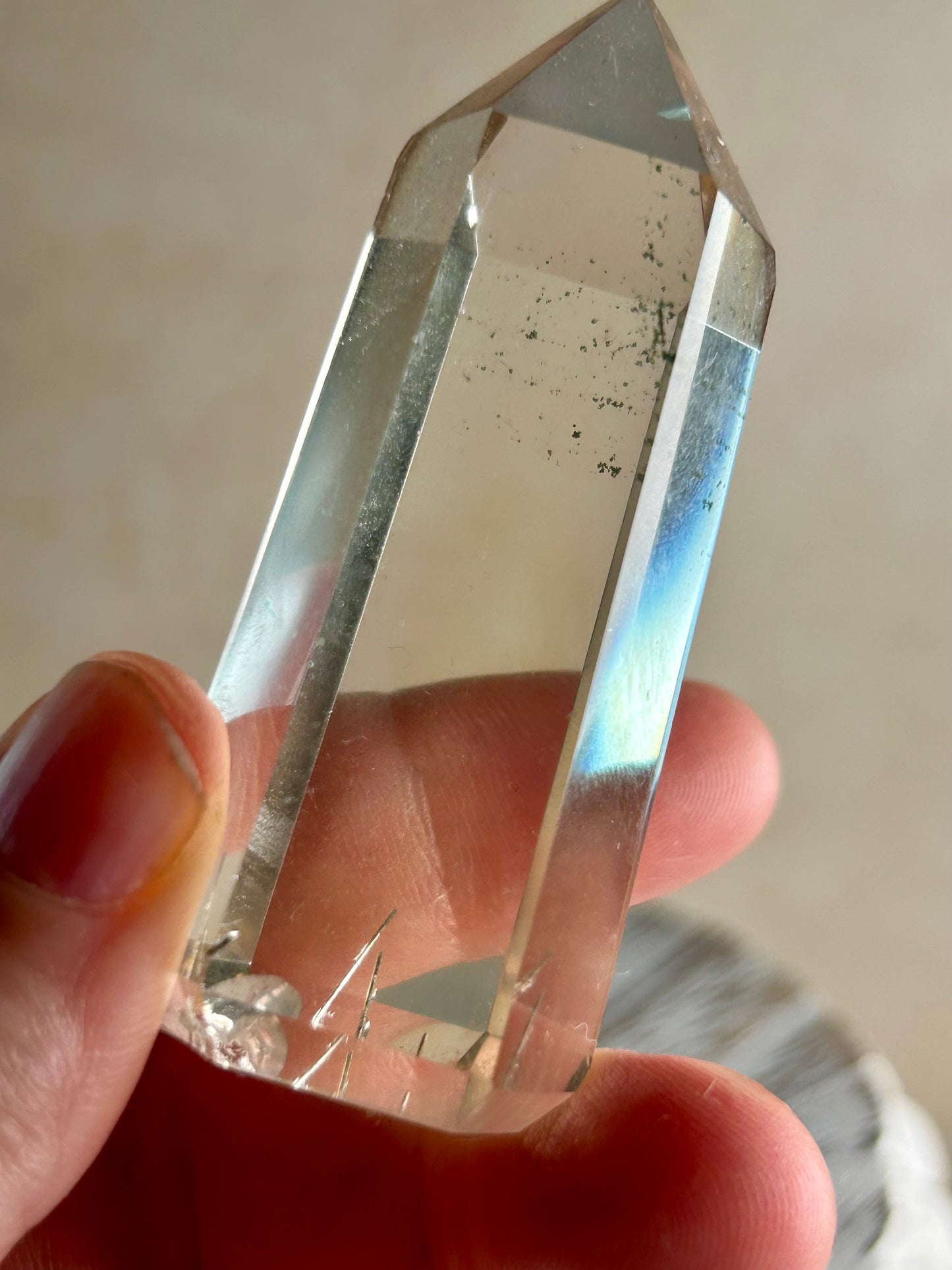 Citrine Rutile Tower – Golden Threads of Light
