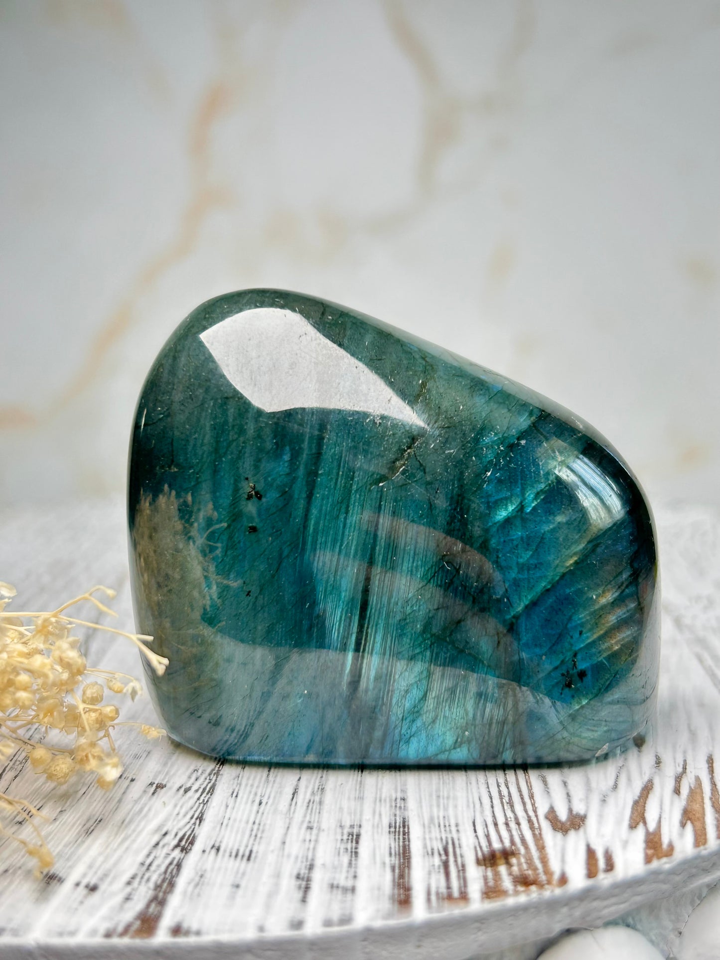 Blue Flash Labradorite Freeform | Intuition & Transformation Stone