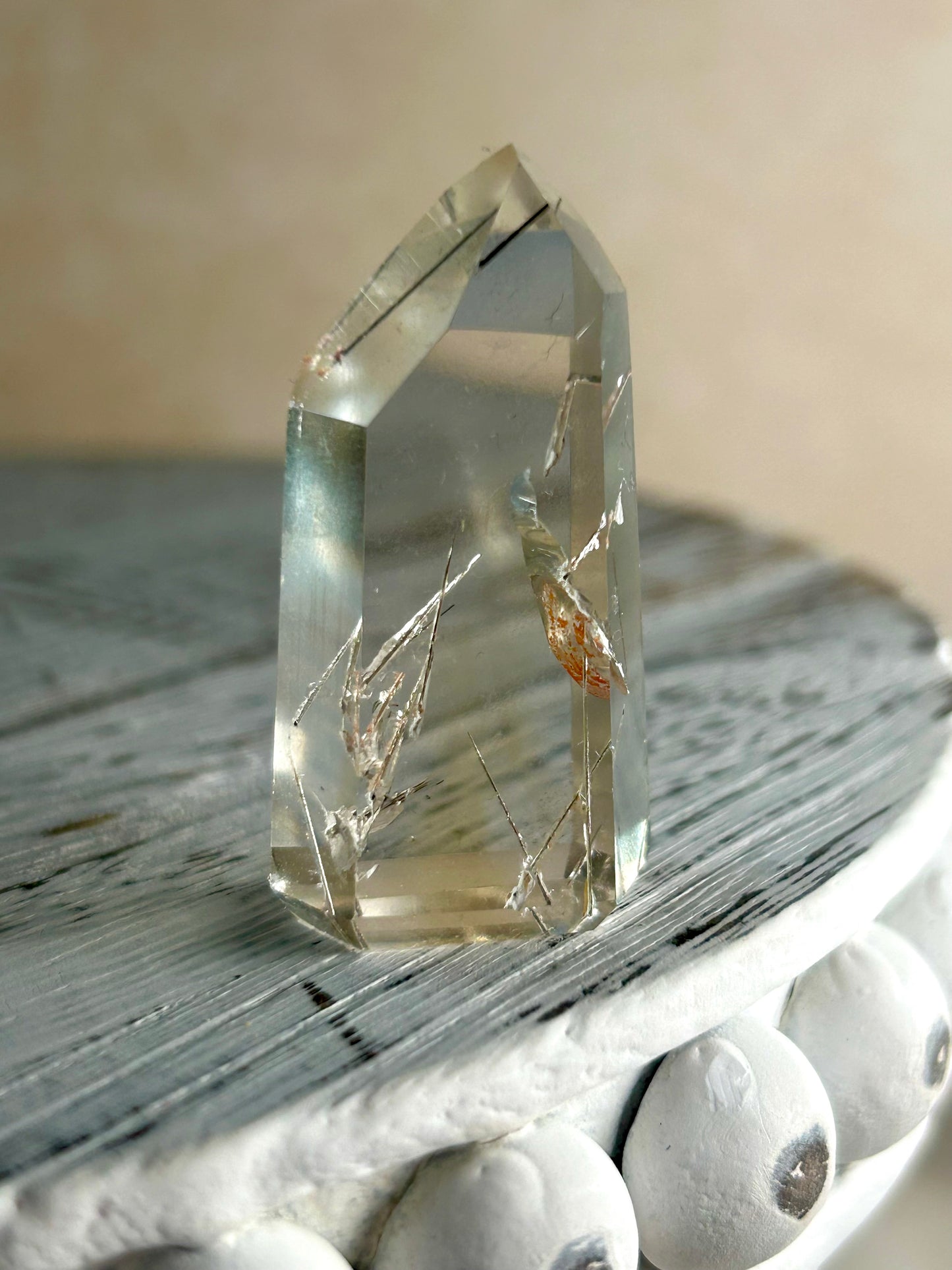 Citrine Rutile Tower – Golden Threads of Light