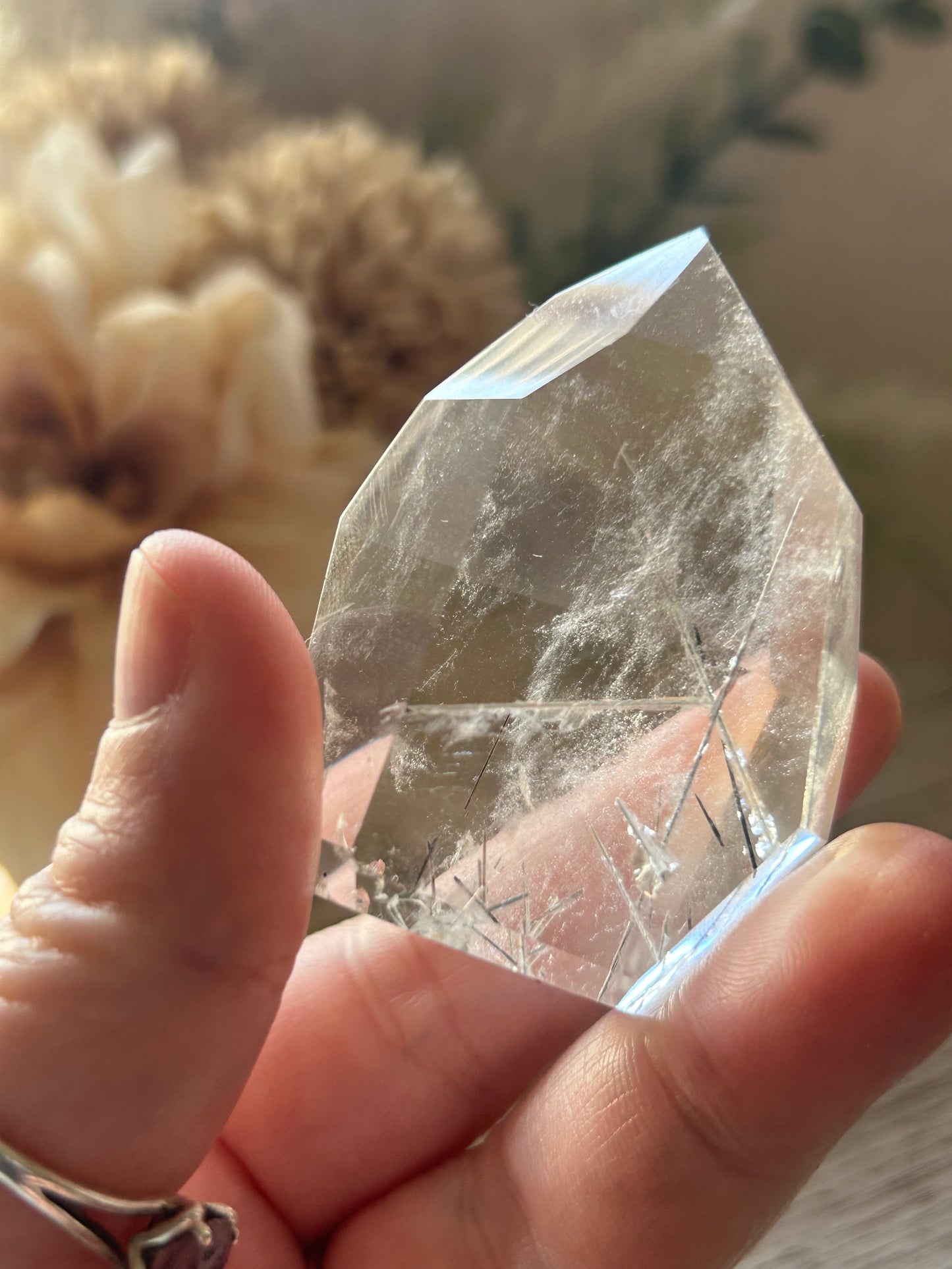 Citrine Rutile Tower – Golden Threads of Light