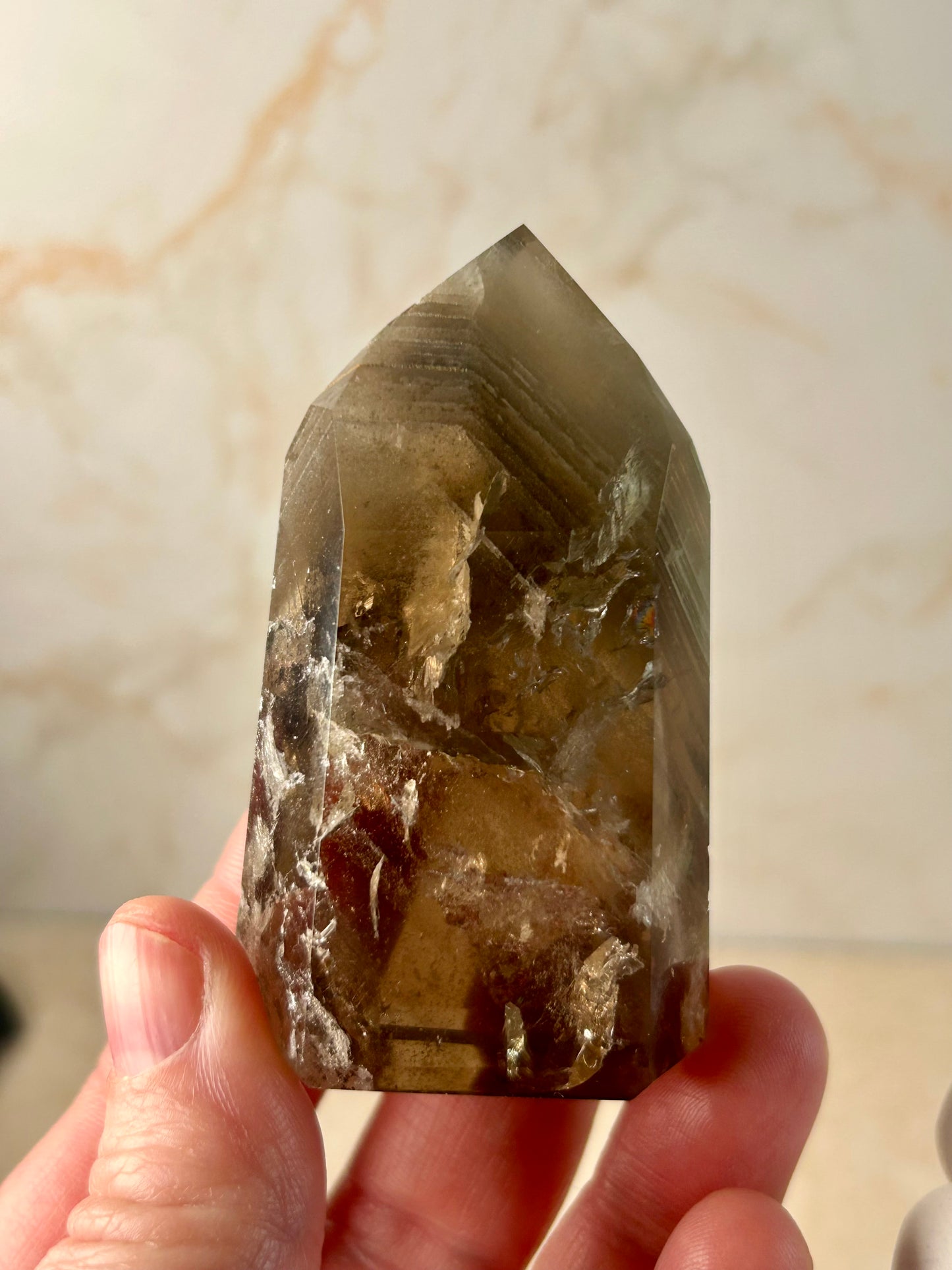 Phantom Lodolite Crystal | Garden Quartz with Inner Worlds