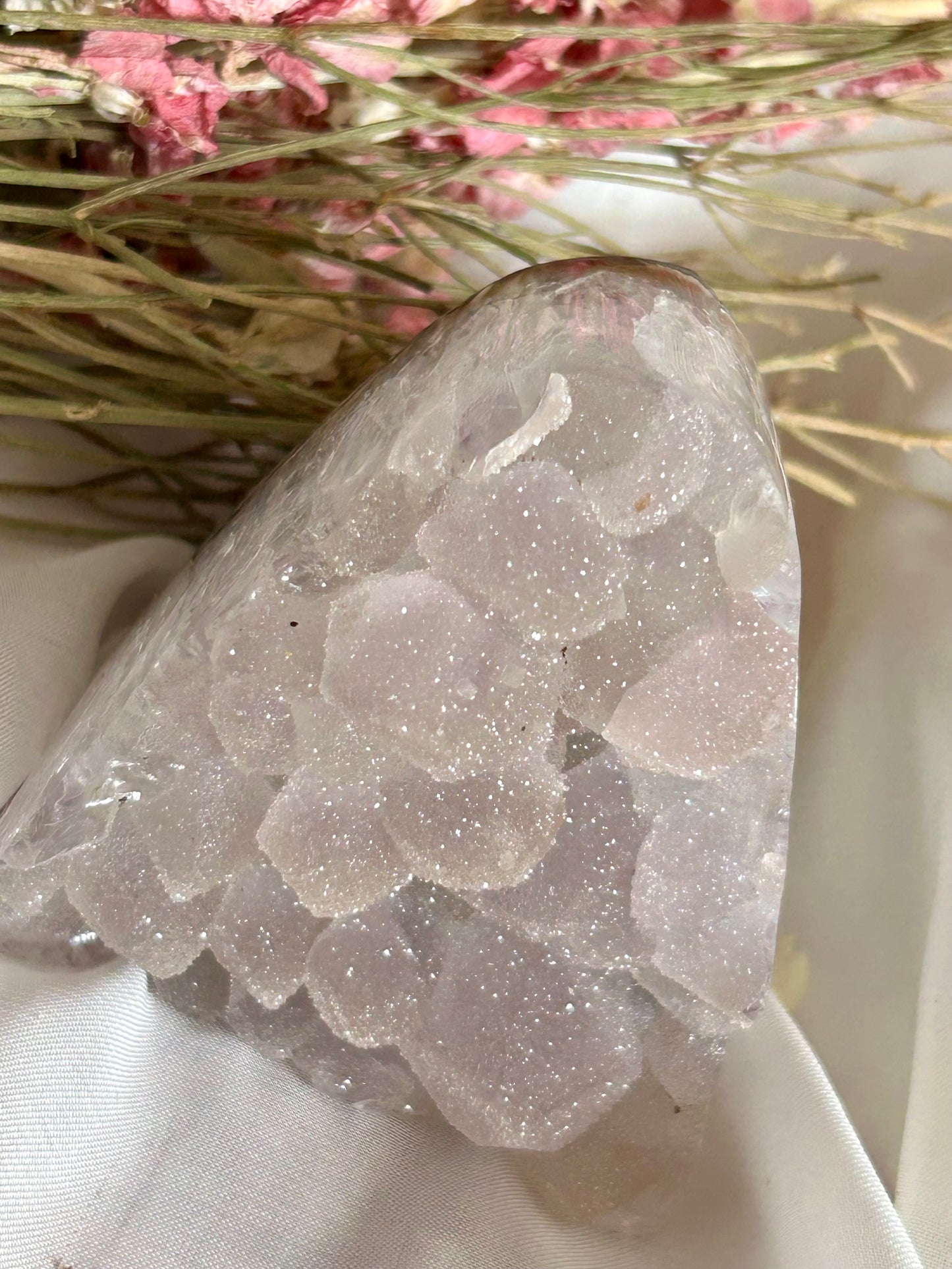 Sugar Rainbow Amethyst/Chalcedony cutbase