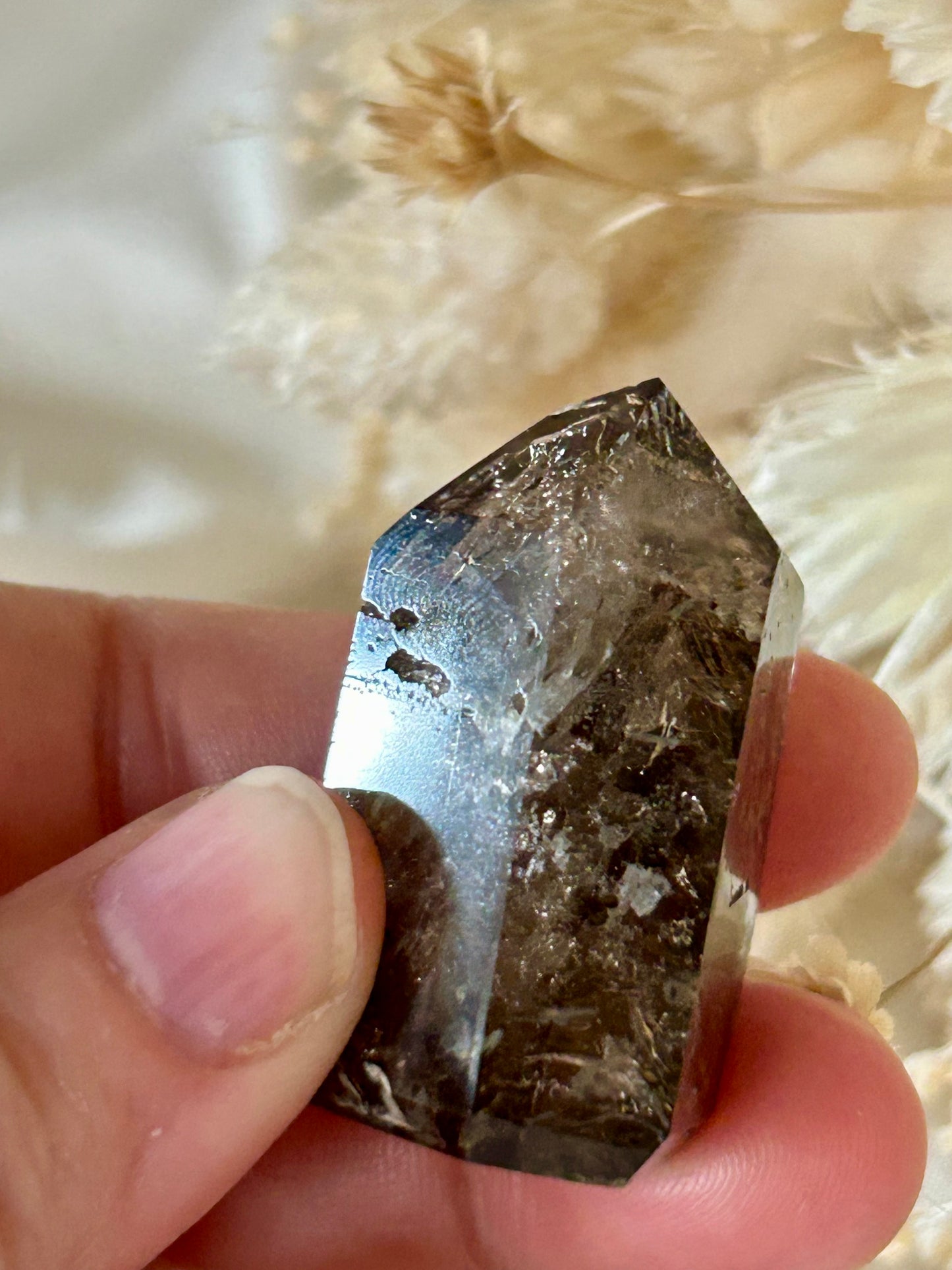 Polished Elestial Quartz – Ancient Wisdom Encased in Light