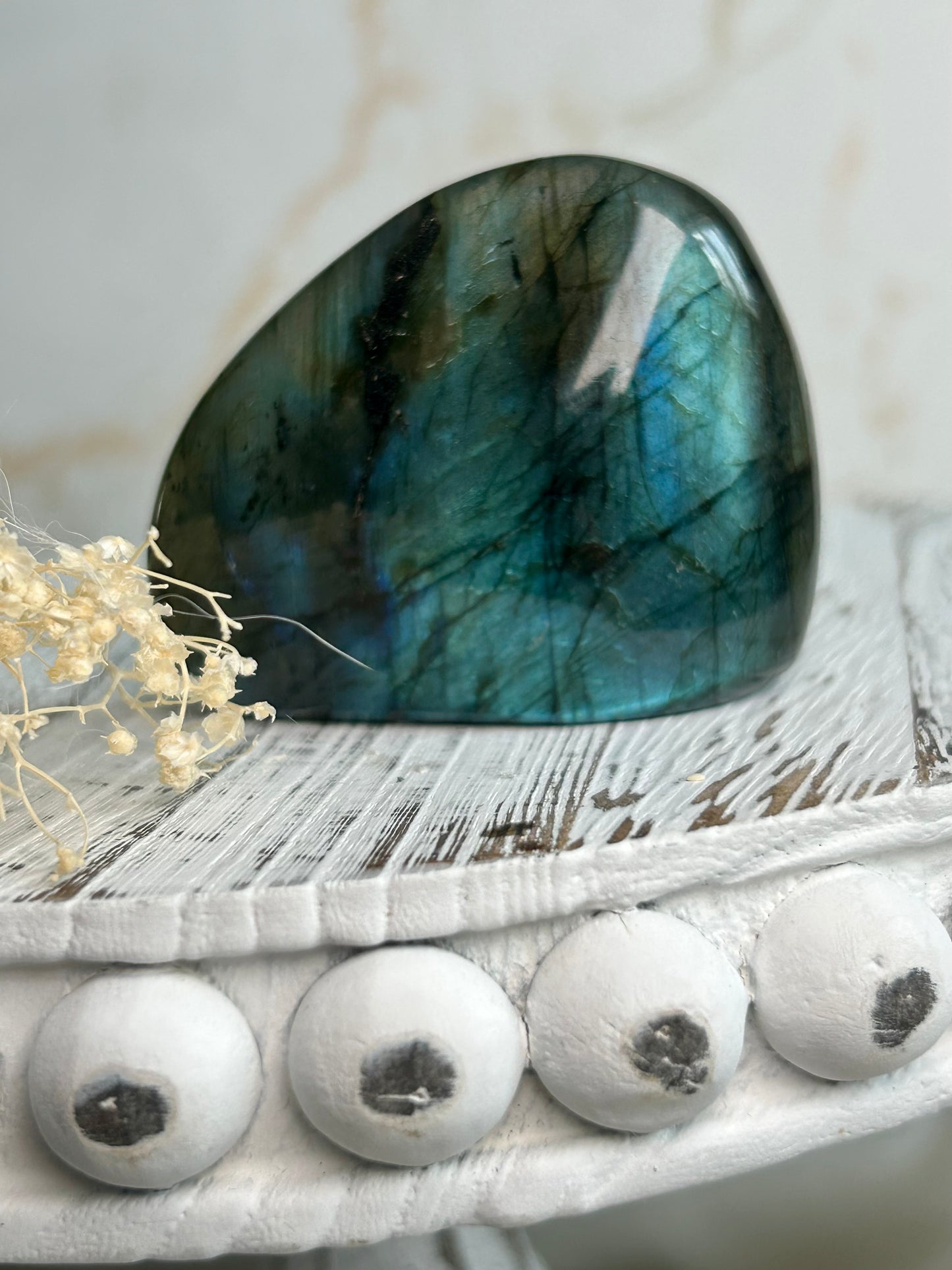 Small Blue Flash Labradorite Freeform | Intuition & Transformation Stone