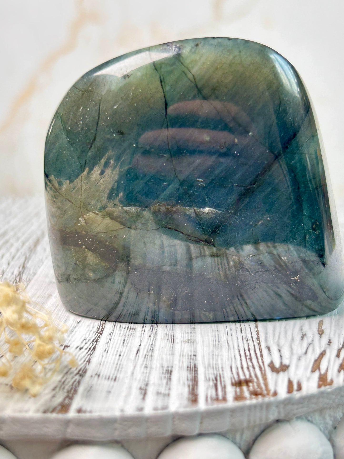 Blue Flash Labradorite Freeform | Intuition & Transformation Stone