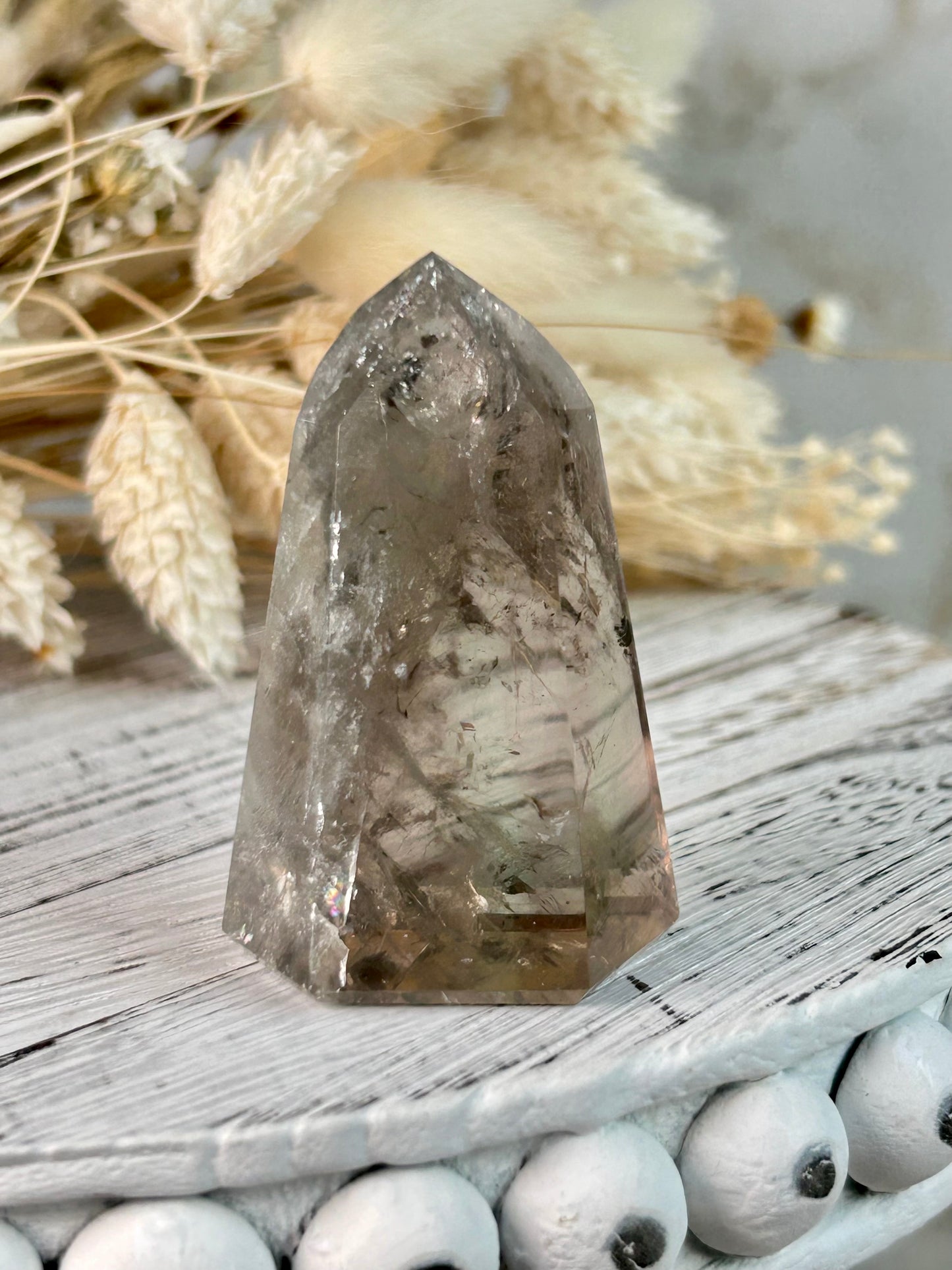 Prasiolite (Green Amethyst) Crystal – Healing, Balance & Renewal