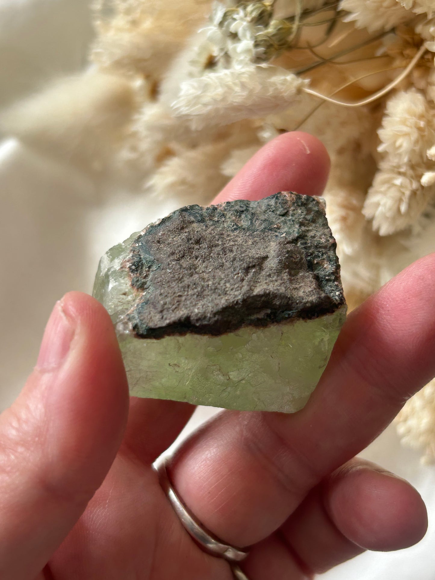 Green Apophyllite Cube | Heart-Clearing & Uplifting