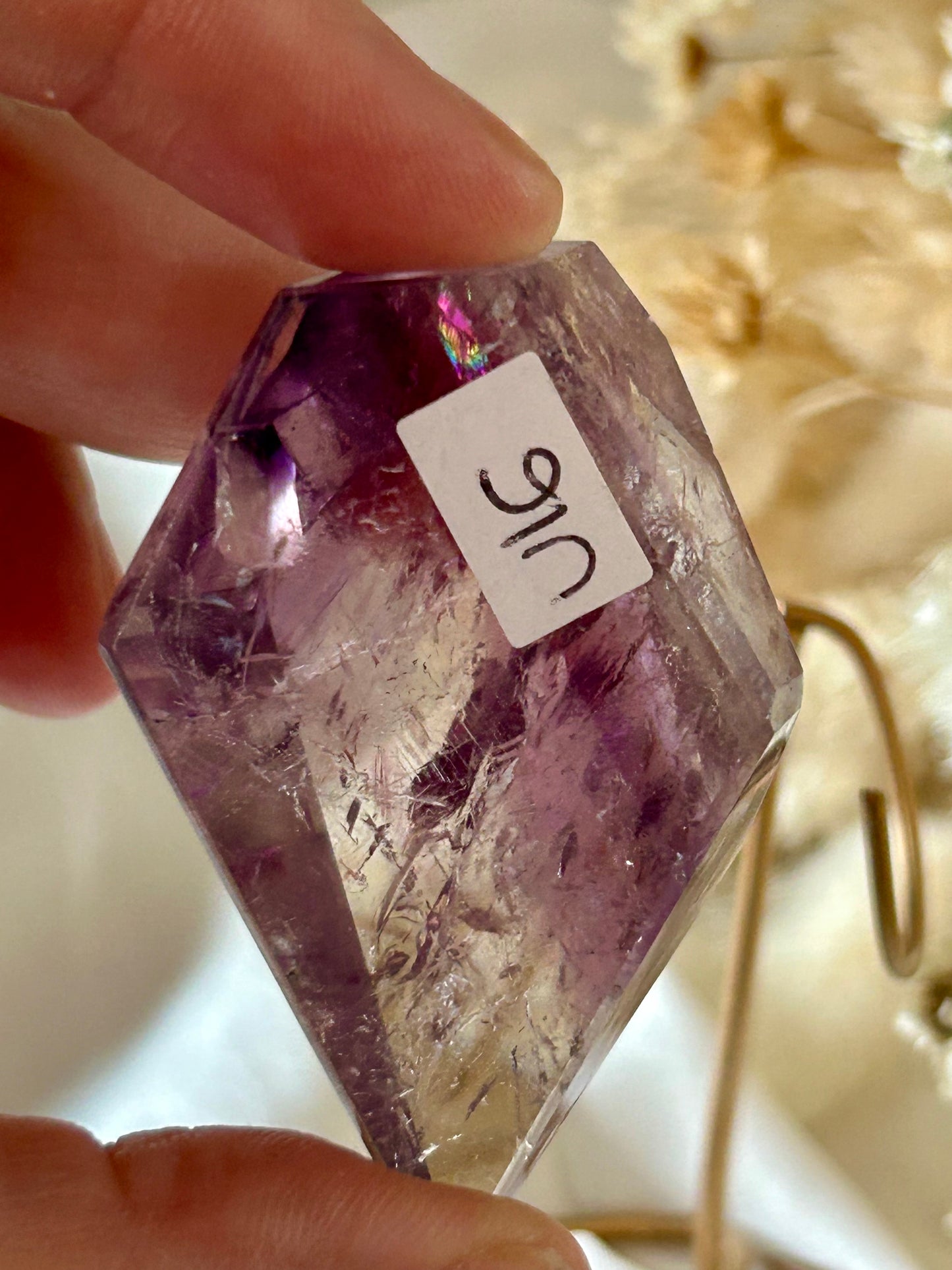 Gem Phantom Amethyst Freeform – Layered Light & Spiritual Power