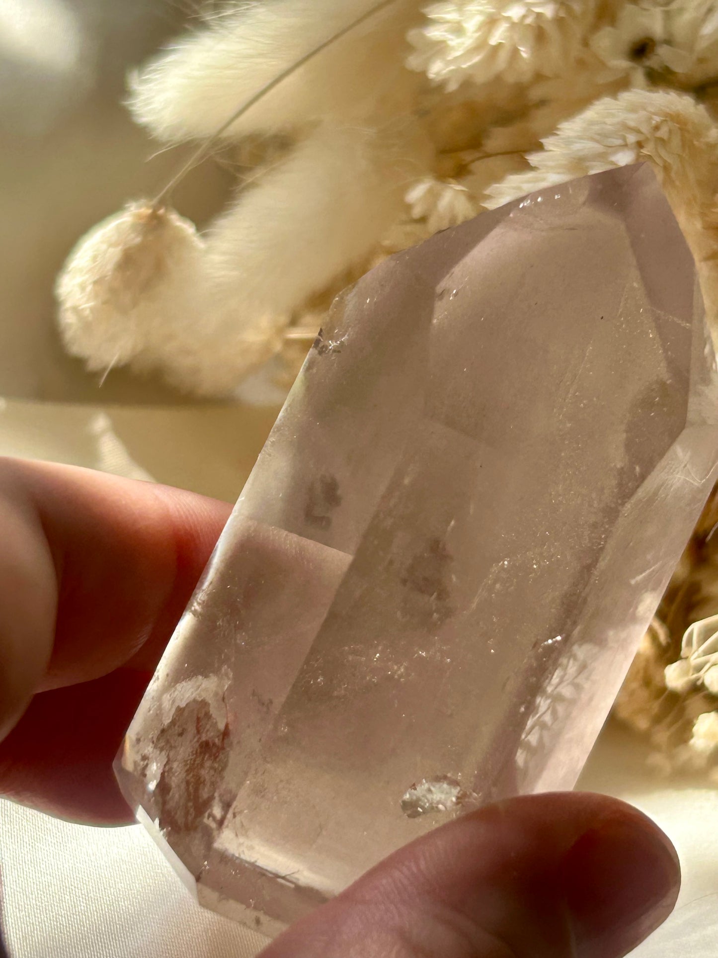 Pink Lithium Tower | Soft Blush and Calm Intentions