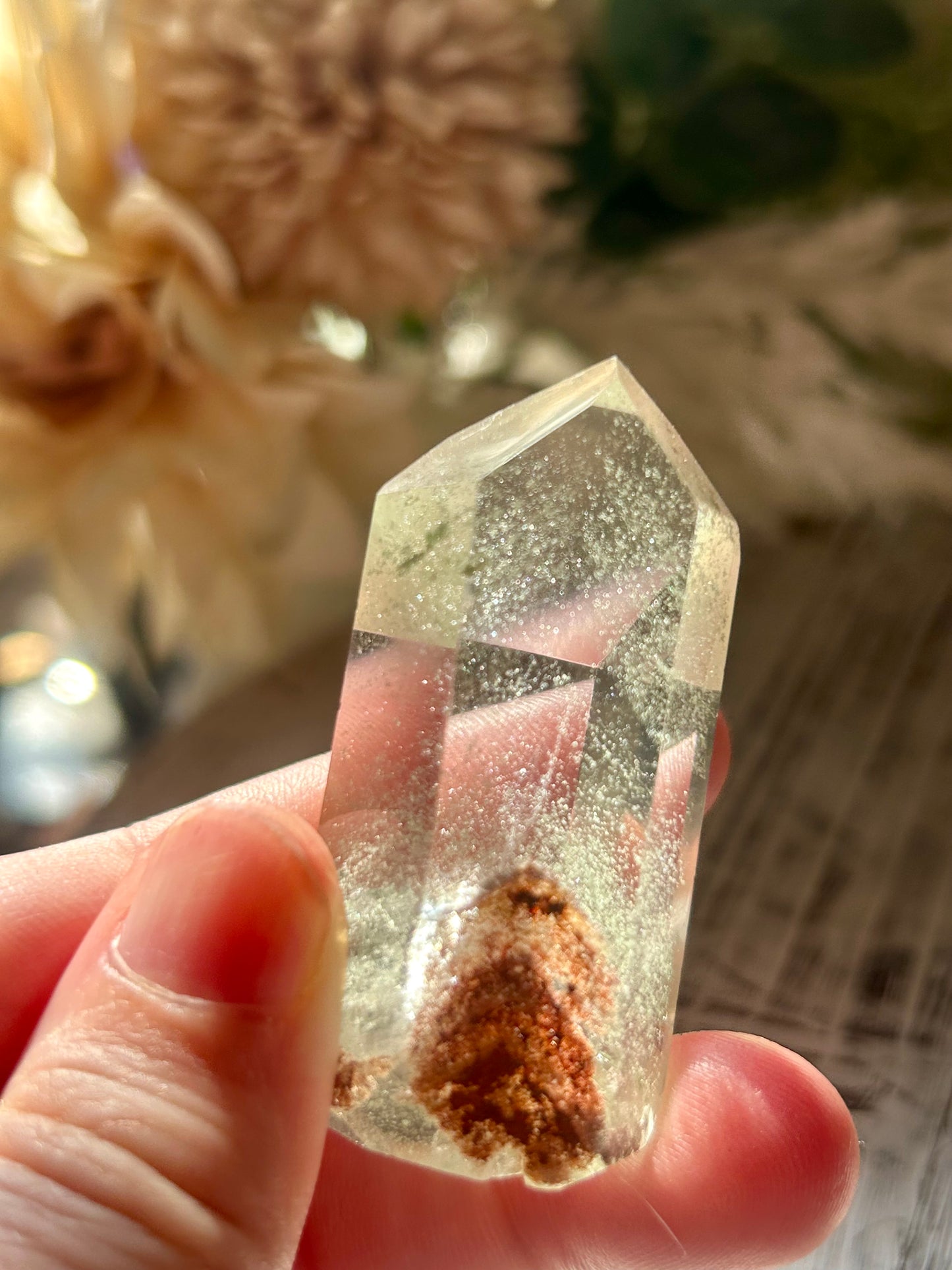 Inclusion Quartz Tower | Natural Quartz with Mineral Inclusions
