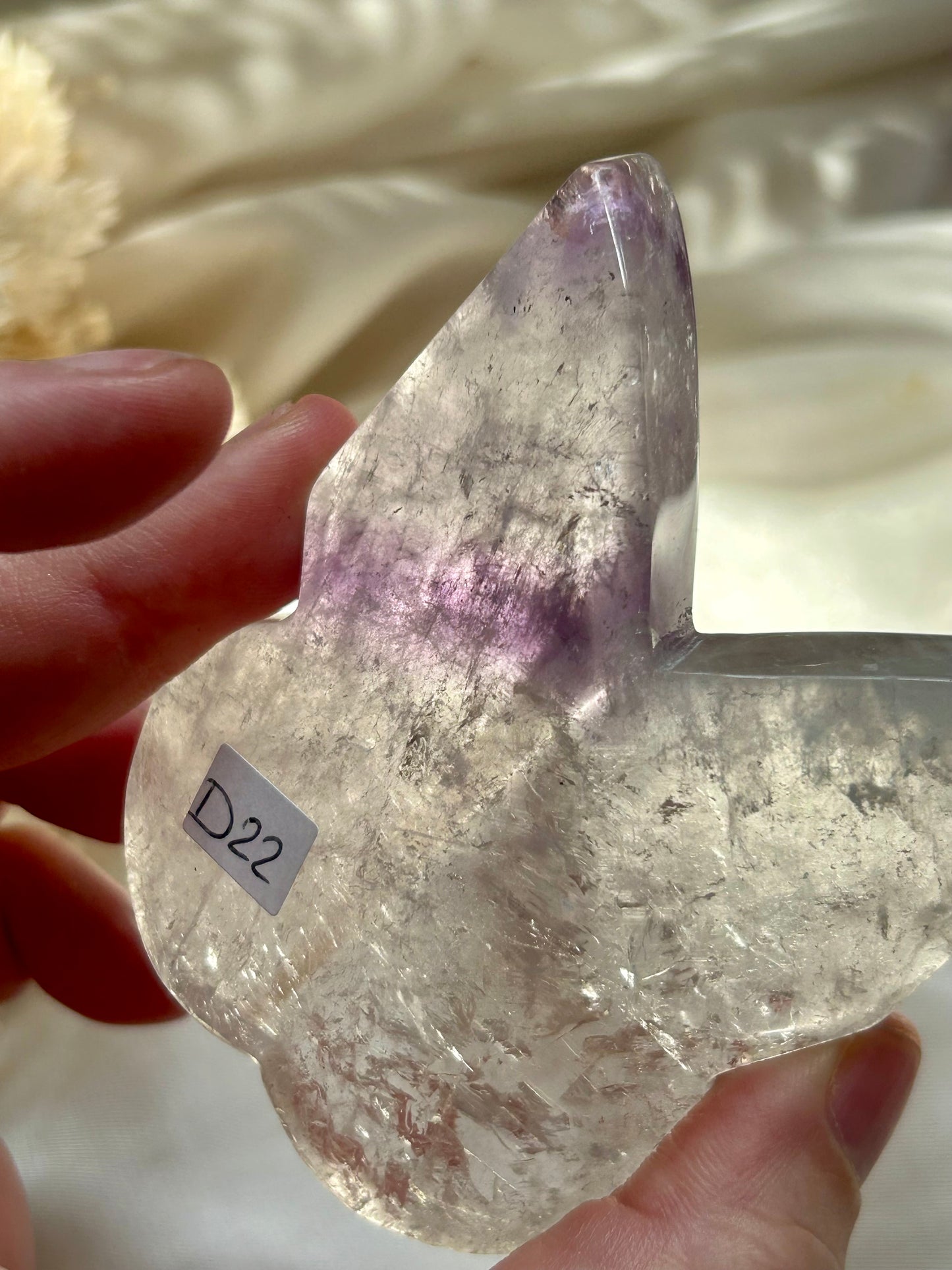 Phantom Amethyst Butterfly — Gentle Transformation, Inner Clarity