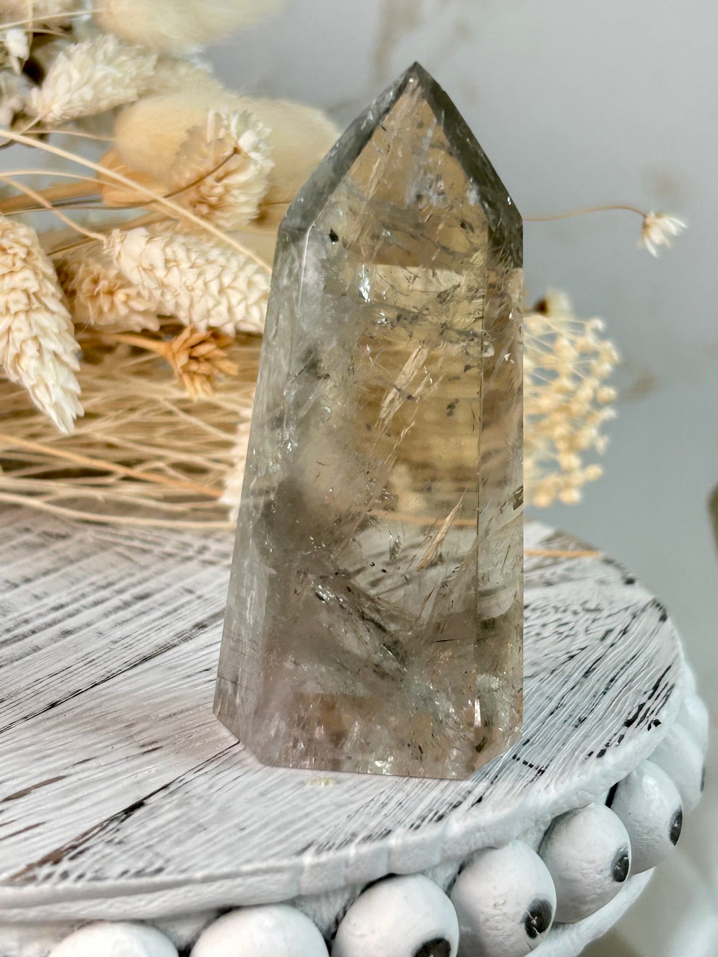 Prasiolite (Green Amethyst) Crystal – Healing, Balance & Renewal