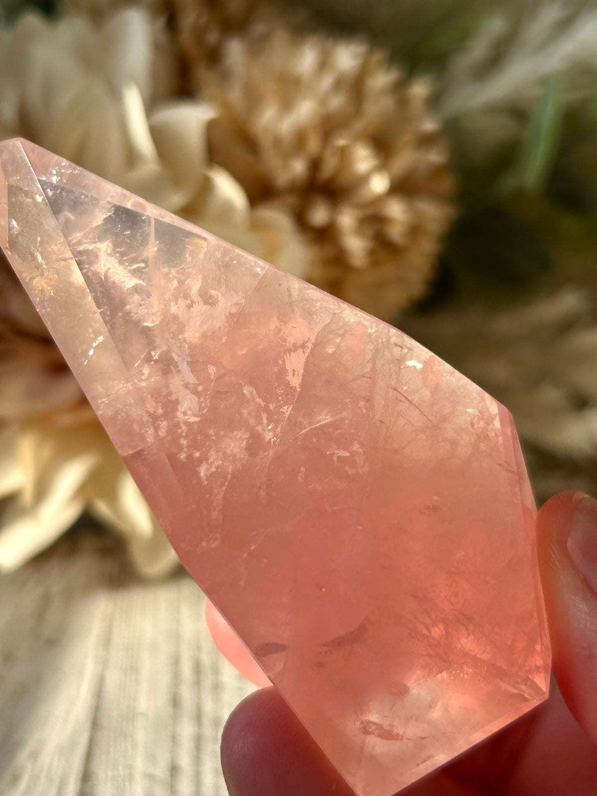 High Grade Bubblegum Pink Rose Quartz Freeform