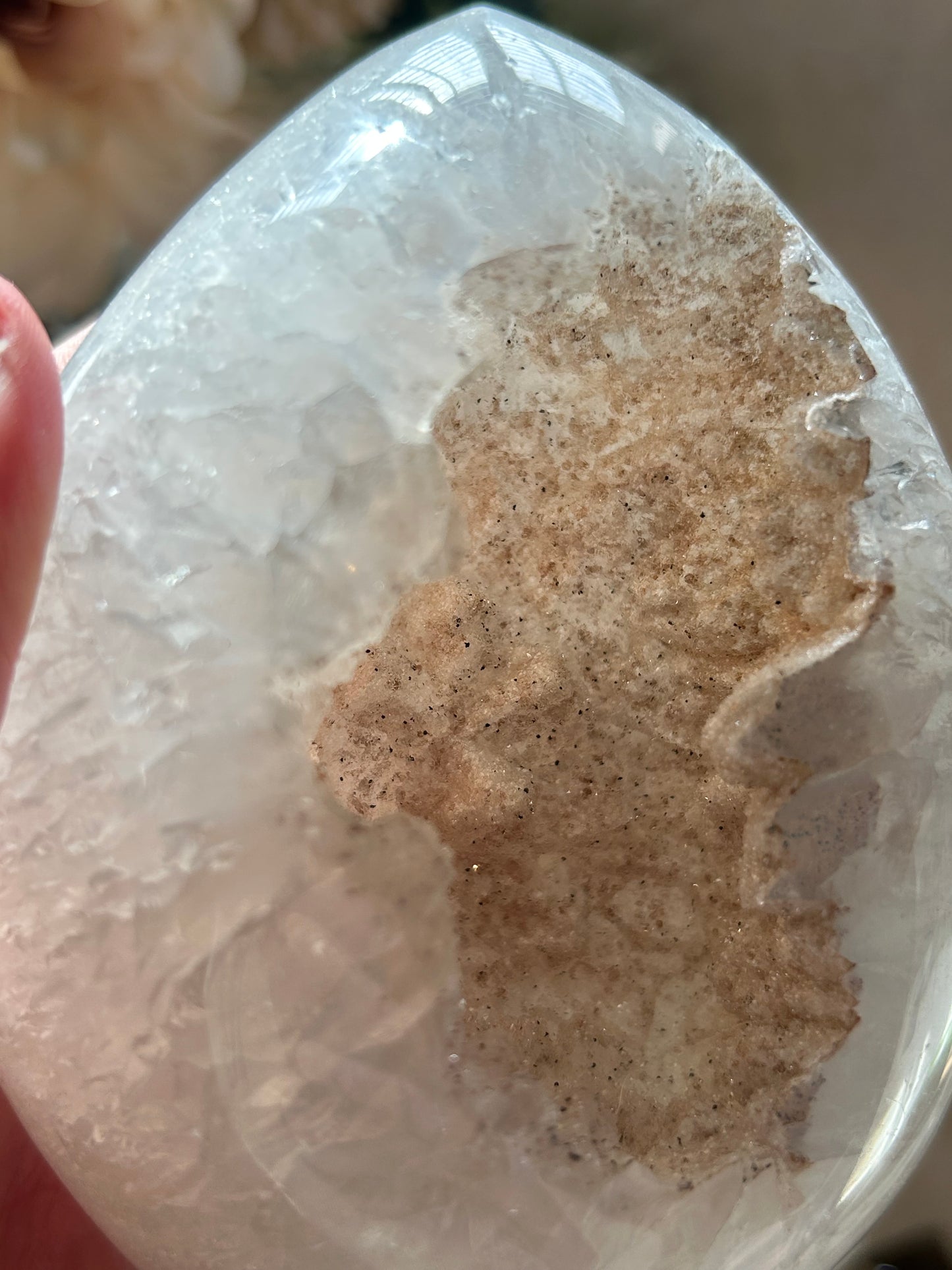 Rainbow Amethyst Geode Egg
