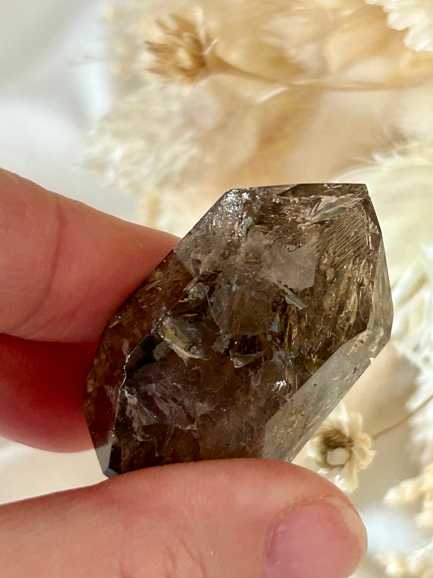 Polished Elestial Quartz – Ancient Wisdom Encased in Light