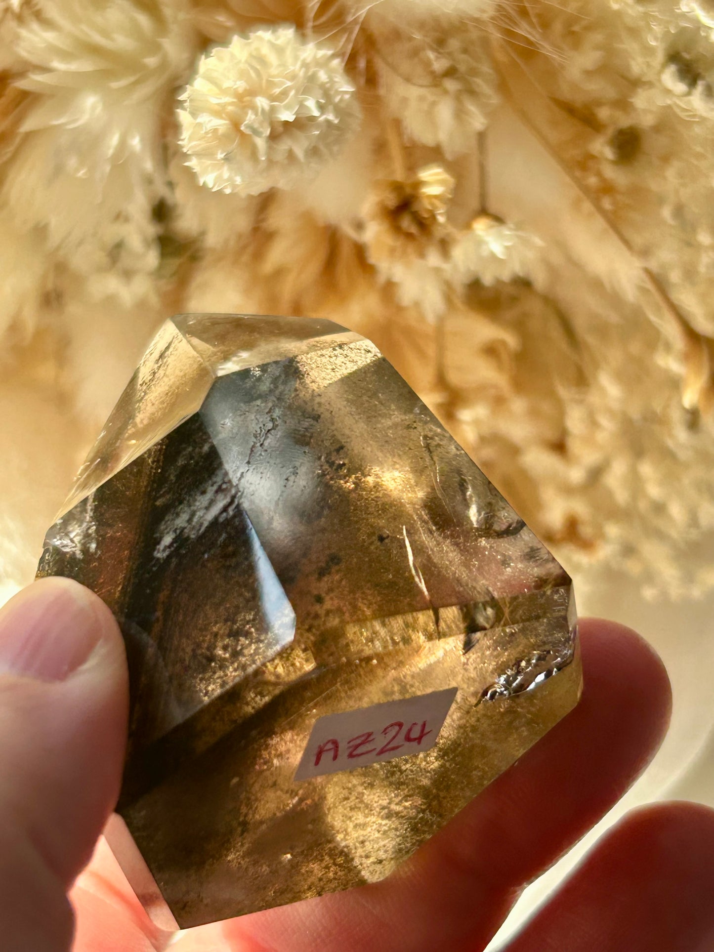 Smokey Quartz Tower with Chlorite Inclusions | Grounding + Cleansing Crystal