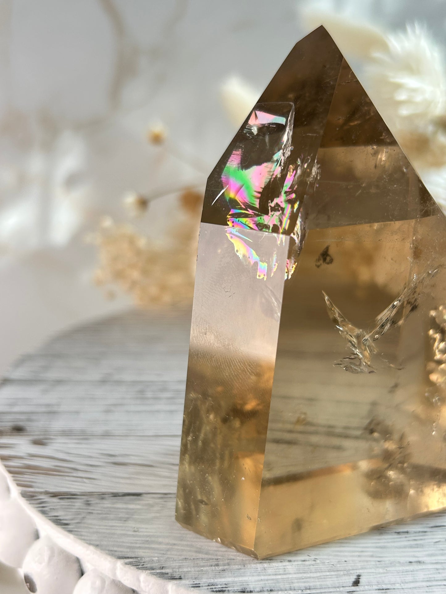 Citrine Tower – Premium Statement Crystal from Brazil | Abundance, Confidence & Solar Energy