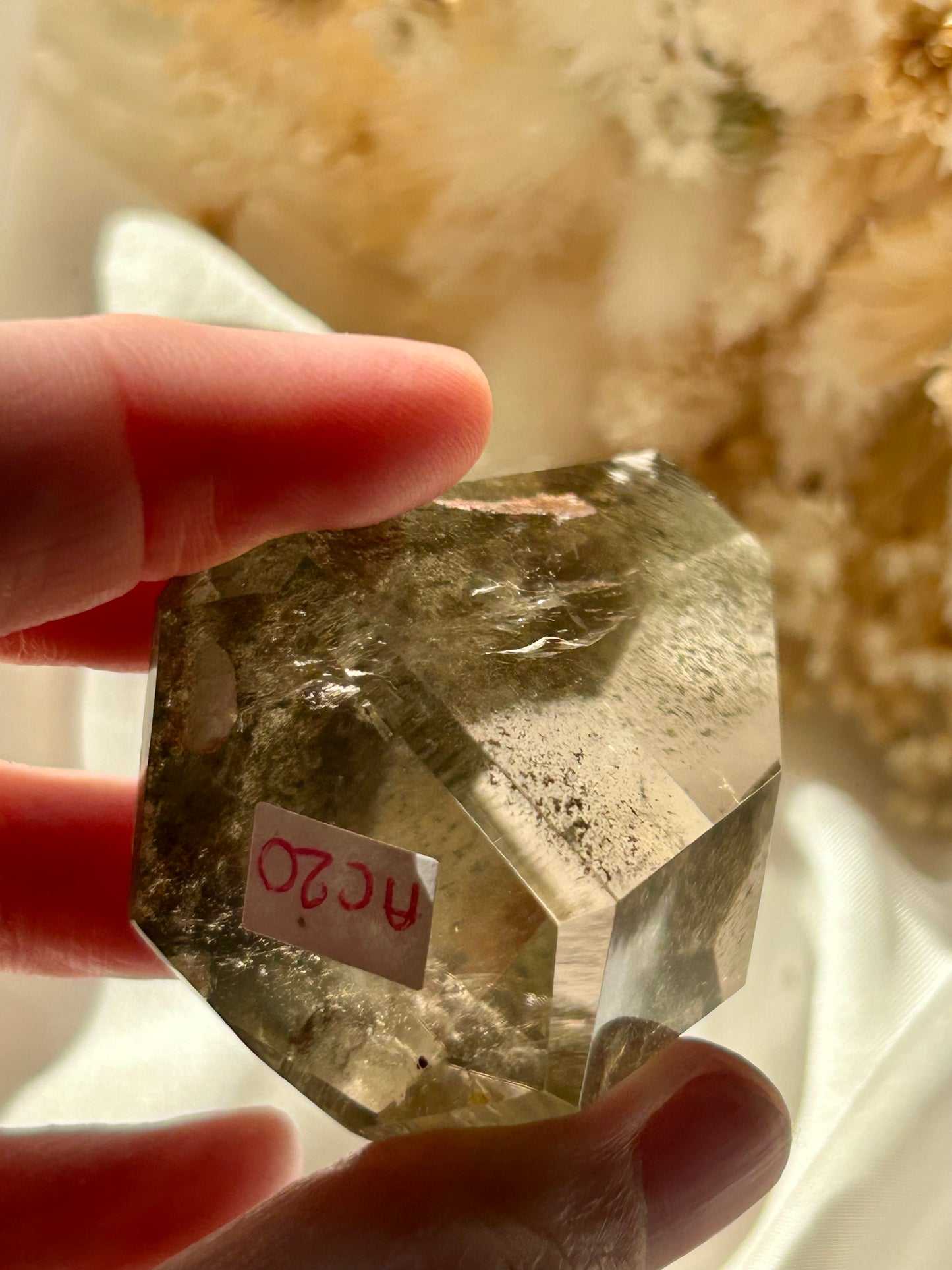 Smokey Quartz Tower with Chlorite Inclusions | Grounding + Cleansing Crystal