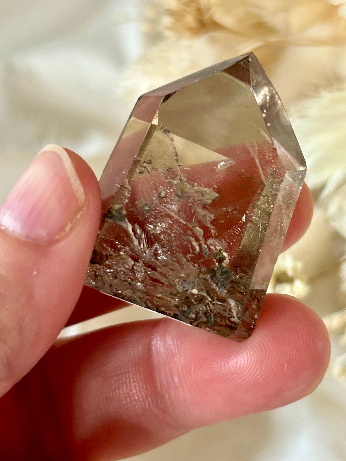 Polished Elestial Quartz – Ancient Wisdom Encased in Light