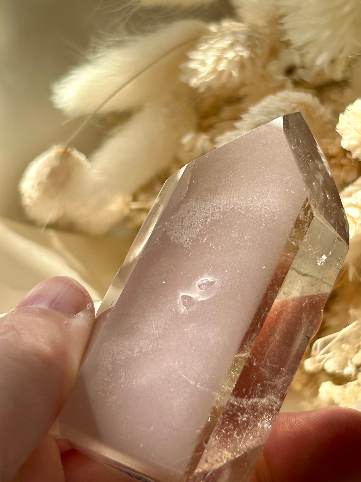 Pink Lithium Tower | Soft Blush and Calm Intentions
