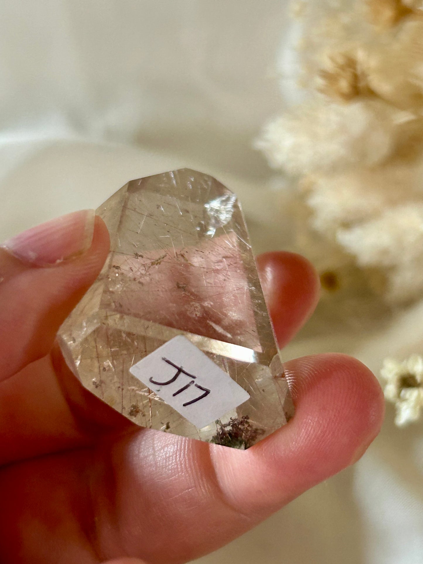 Golden Rutile in AAA Quartz – High-Grade Clarity & Radiant Energy