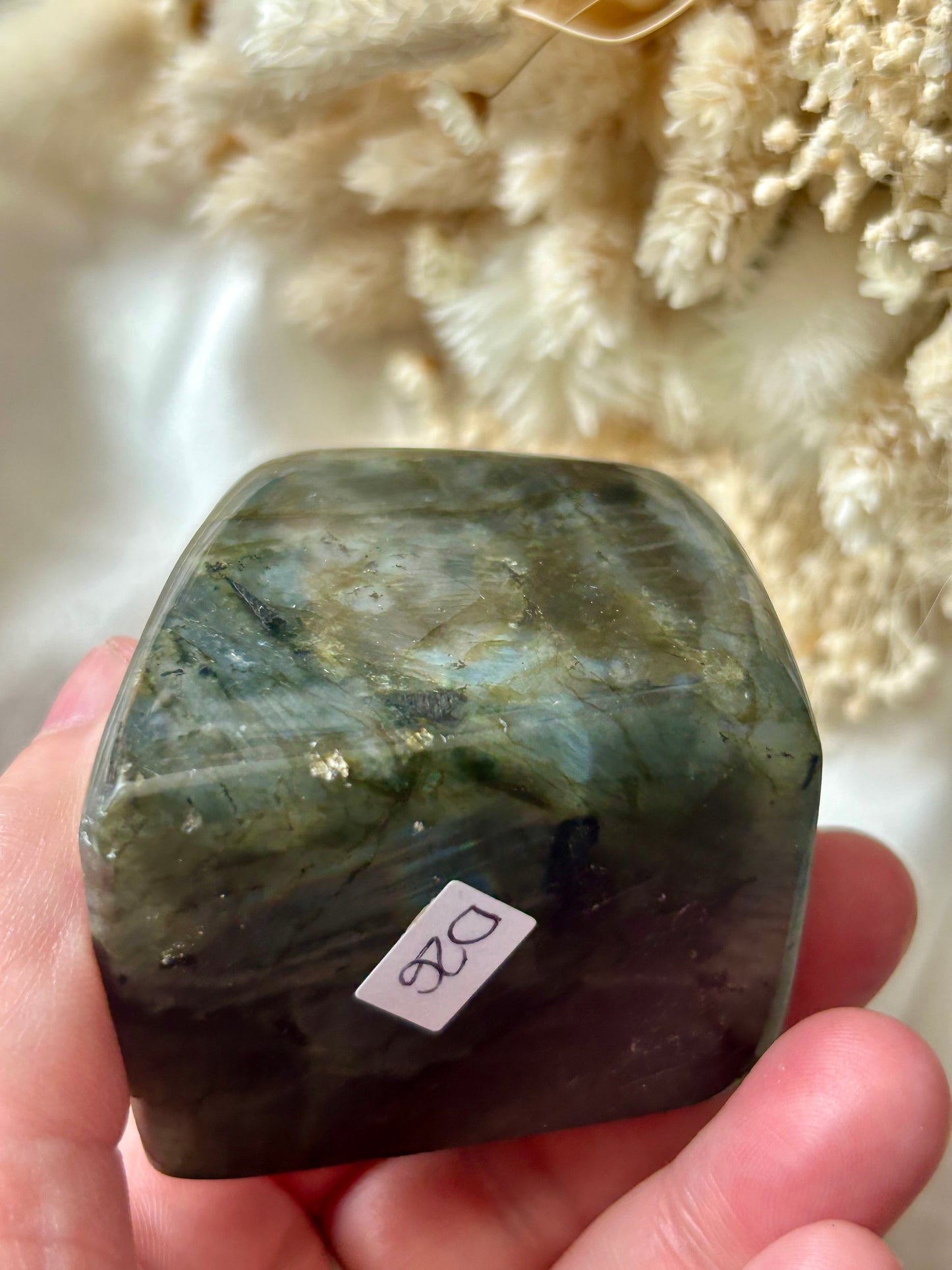 Purple Sunset Flash Labradorite | Intuition & Inner Fire