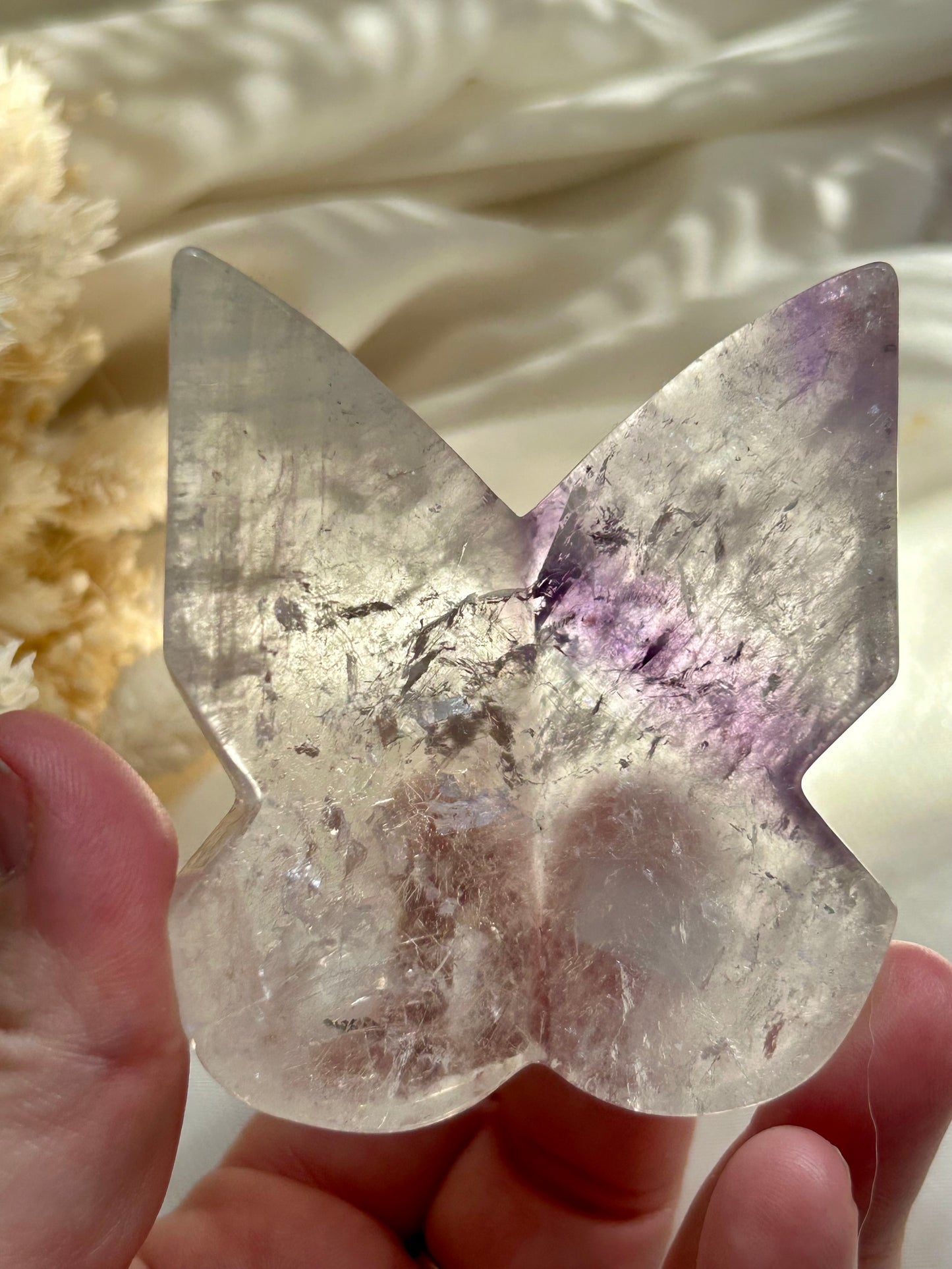 Phantom Amethyst Butterfly — Gentle Transformation, Inner Clarity
