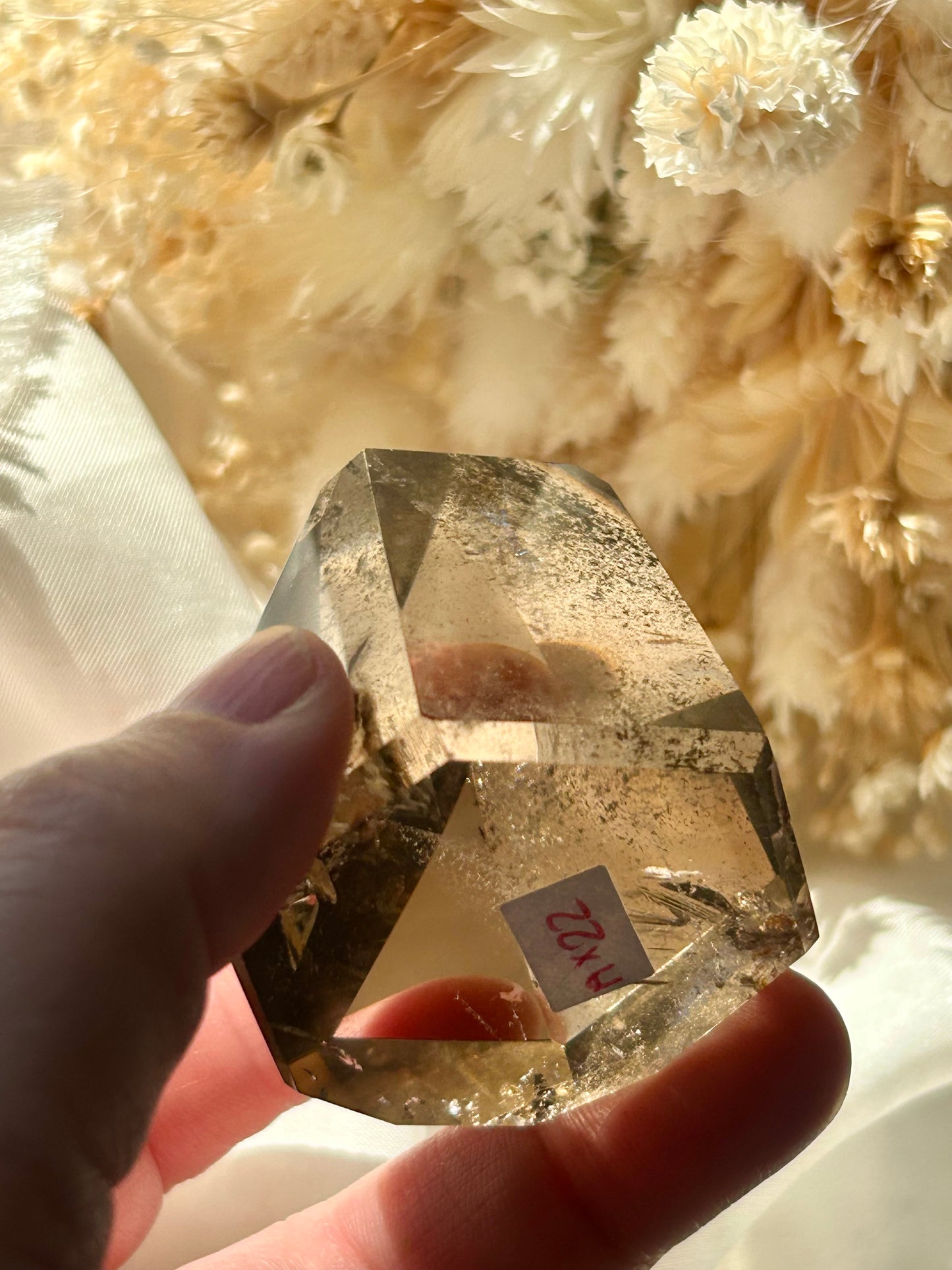 Smokey Quartz Tower with Chlorite Inclusions | Grounding + Cleansing Crystal