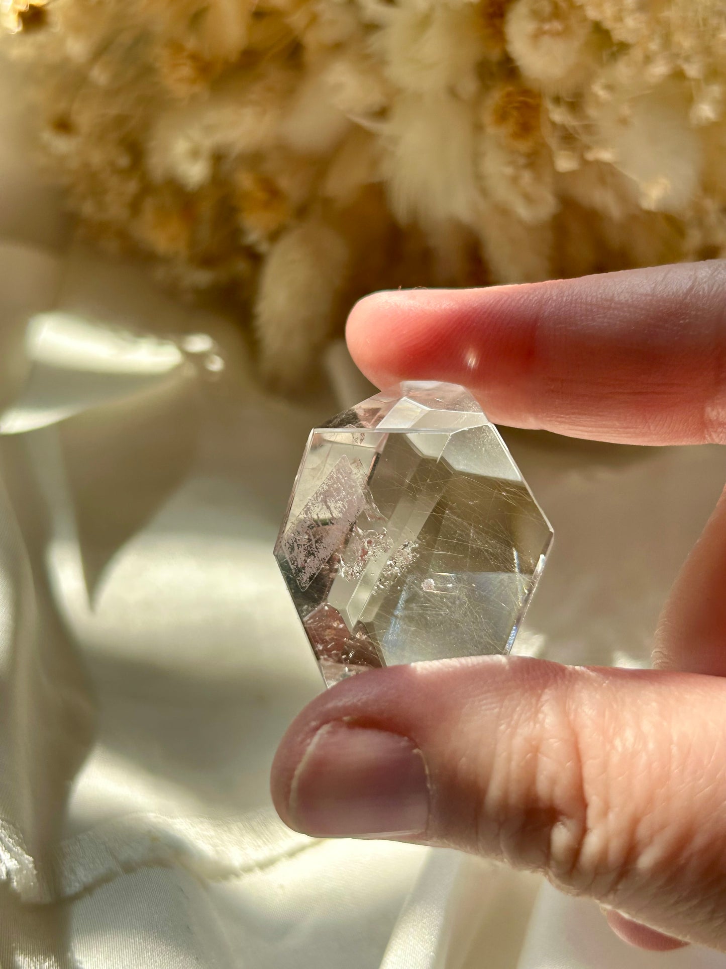 Fine silver mini Rutile freeform