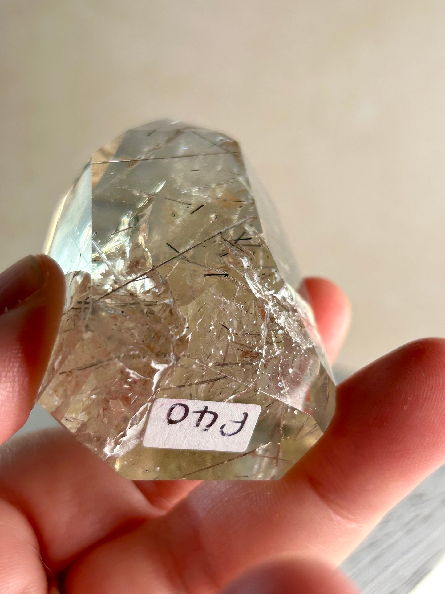 Citrine Rutile Tower – Golden Threads of Light