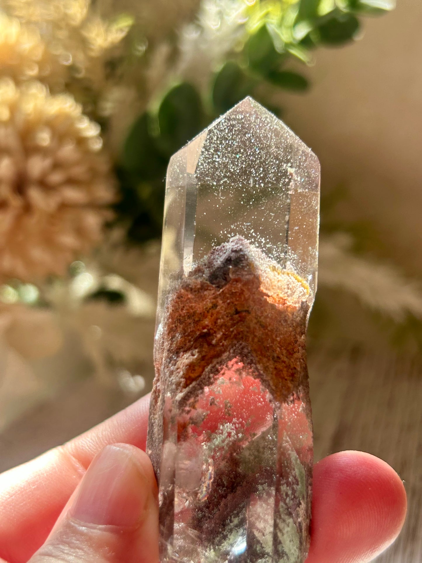 Inclusion Quartz Tower | Natural Quartz with Mineral Inclusions