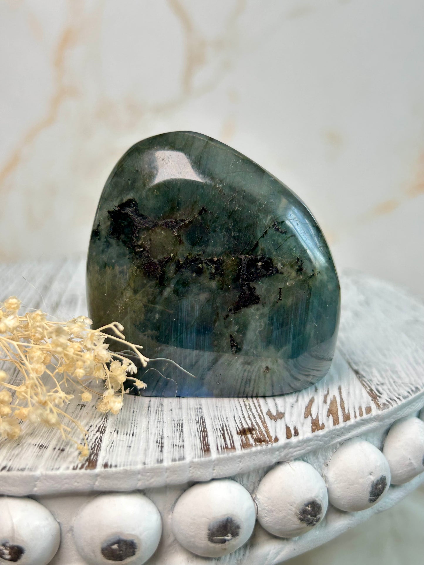 Blue Flash Labradorite Freeform | Intuition & Transformation Stone