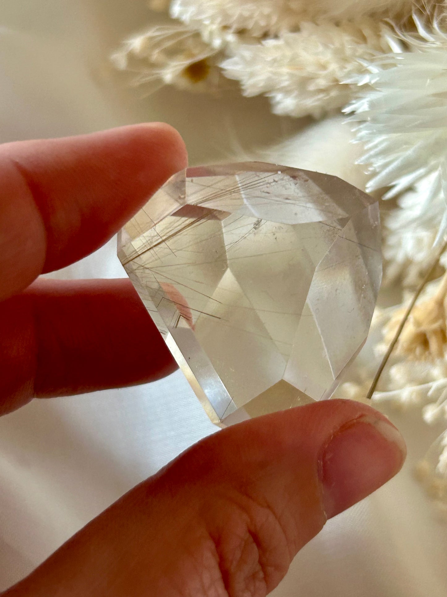 Golden Rutile in AAA Quartz – High-Grade Clarity & Radiant Energy - Phantom