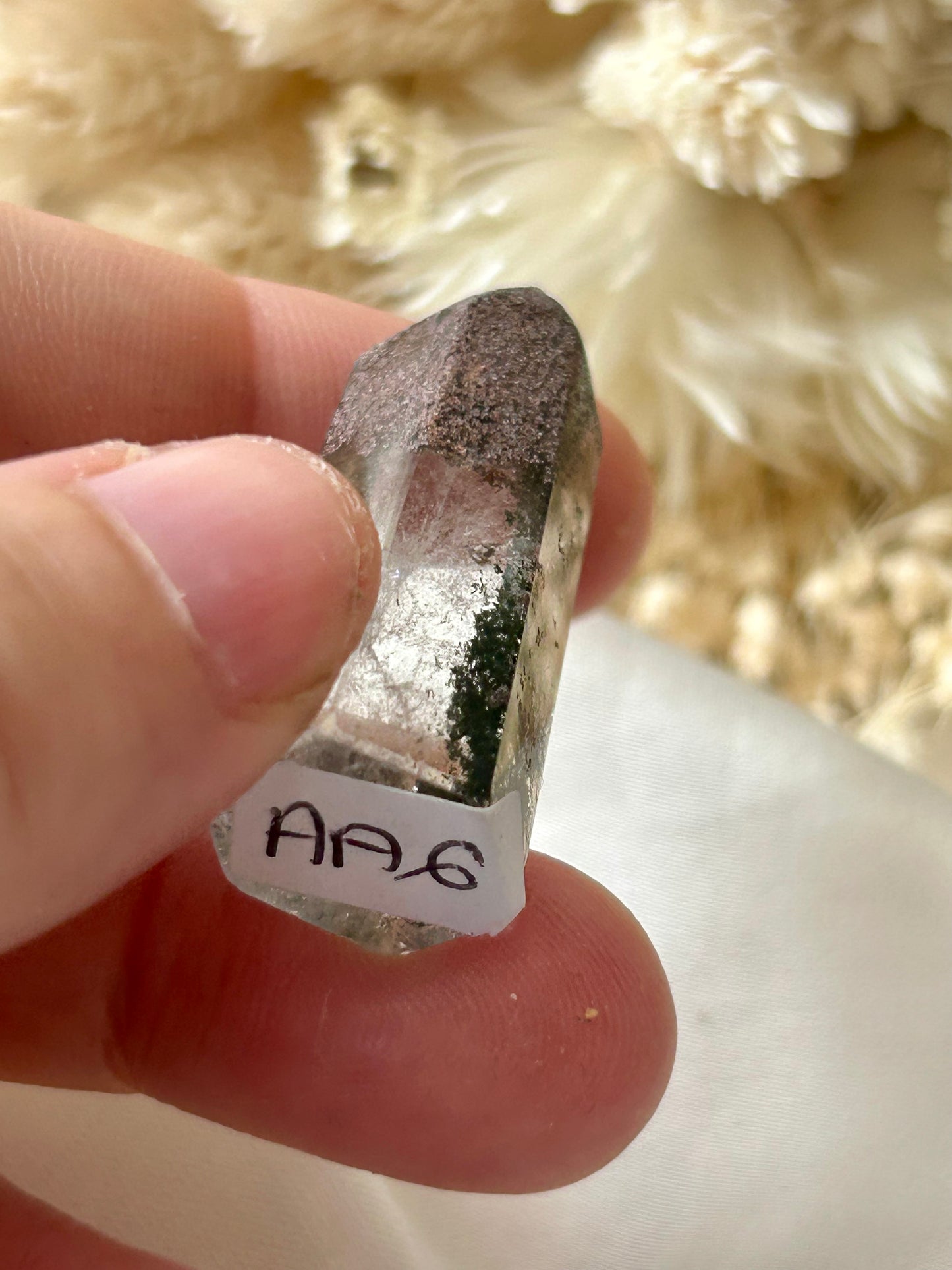 Lodolite Garden Quartz Point | Earth-Inspired Clarity and Inner Vision