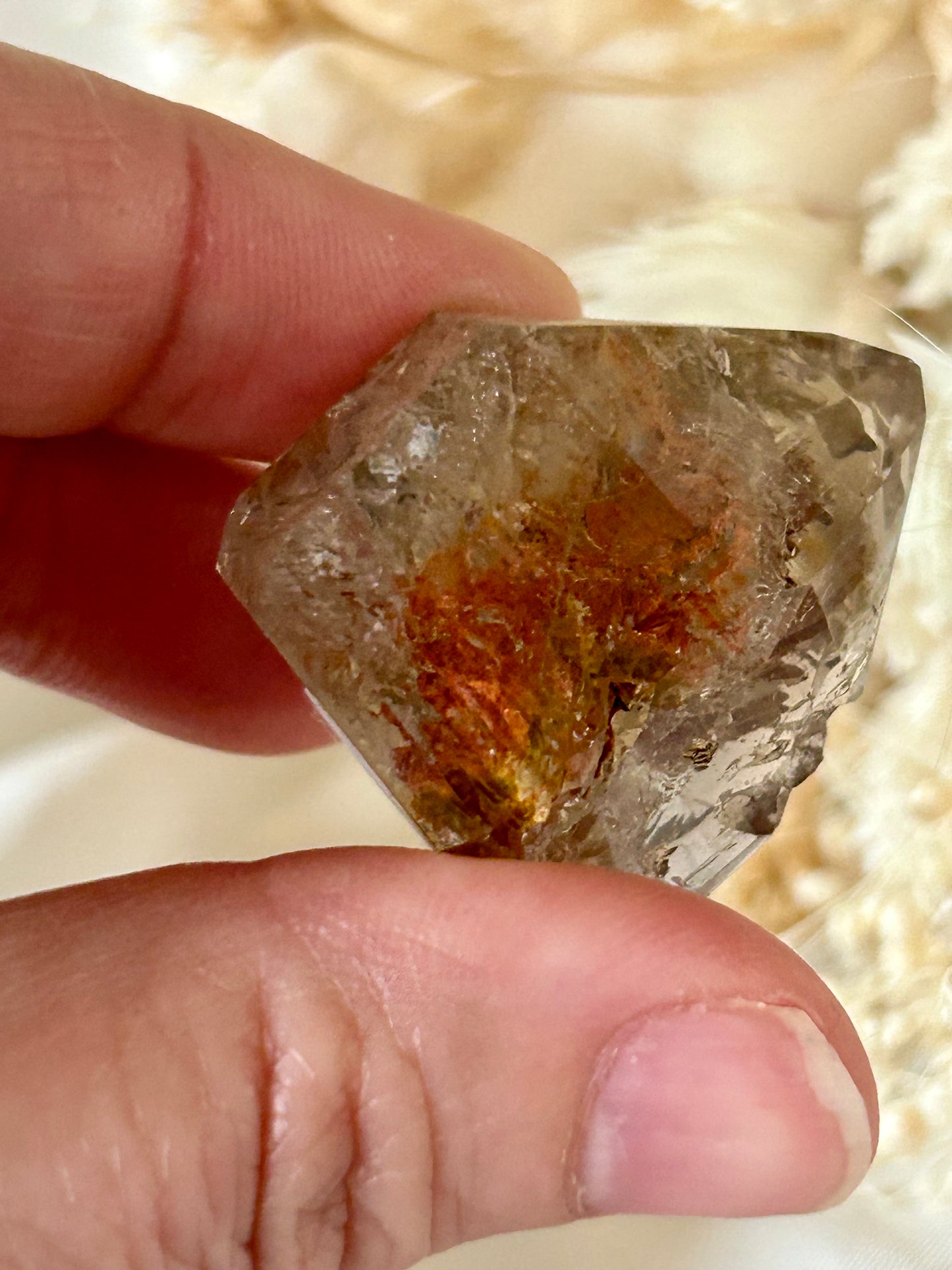 Polished Elestial Quartz – Ancient Wisdom Encased in Light