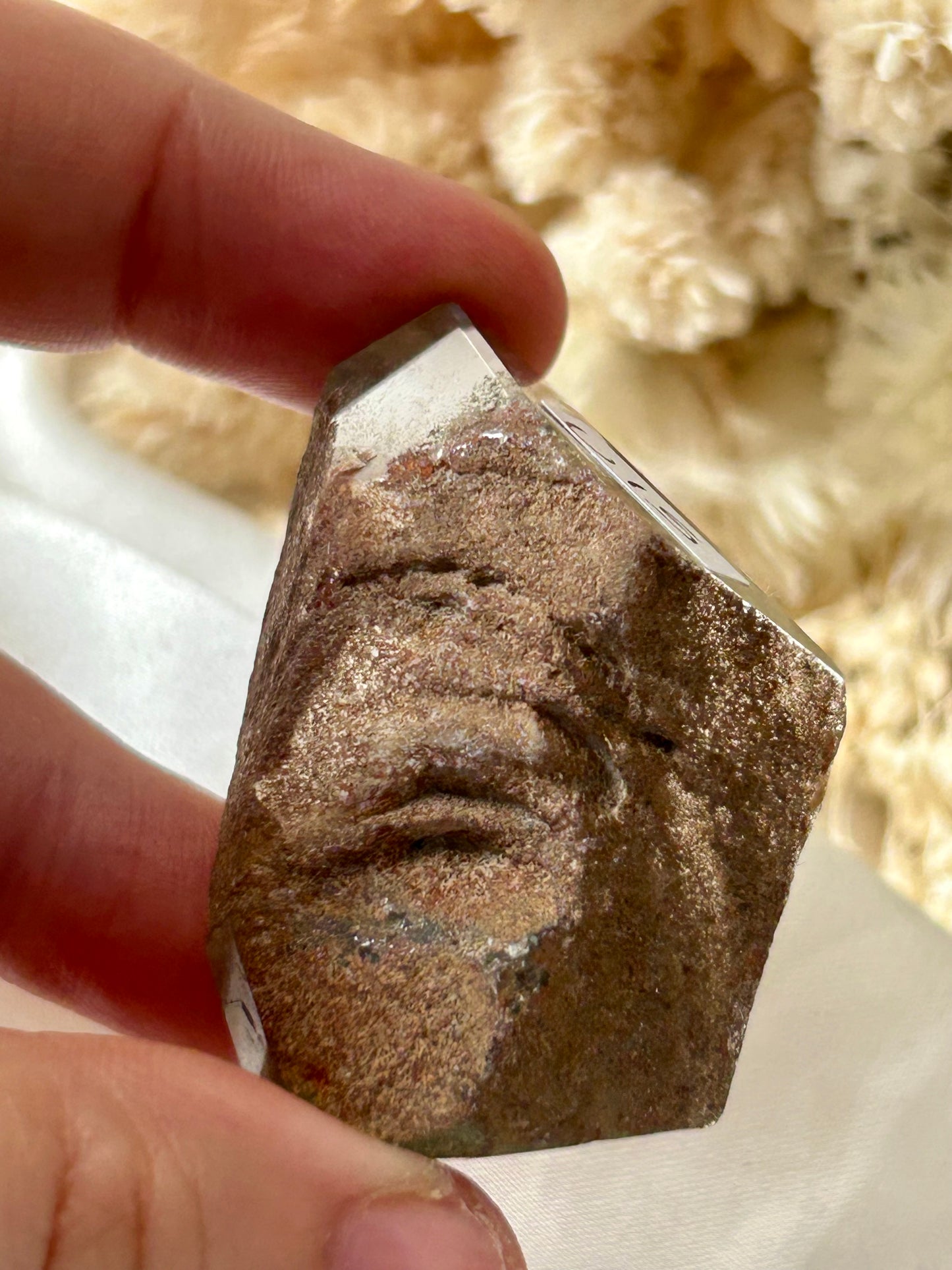 Lodolite Garden Quartz Freeform | Earth-Inspired Clarity and Inner Vision