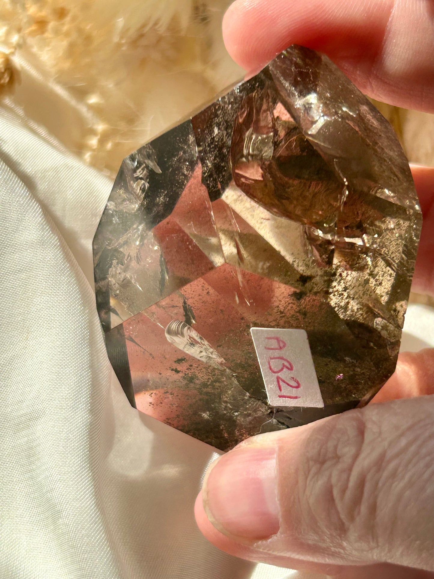 Smokey Quartz Freeform with Chlorite Inclusions | Grounding + Cleansing Crystal