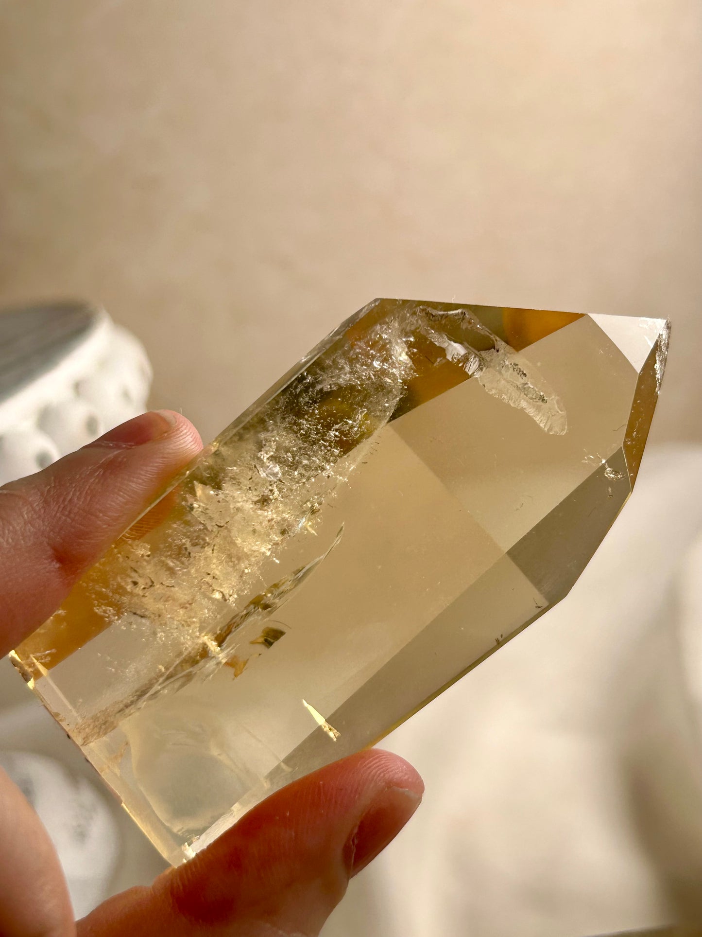 Citrine Rutile Tower| Golden Tower| Manifesting and Abundance