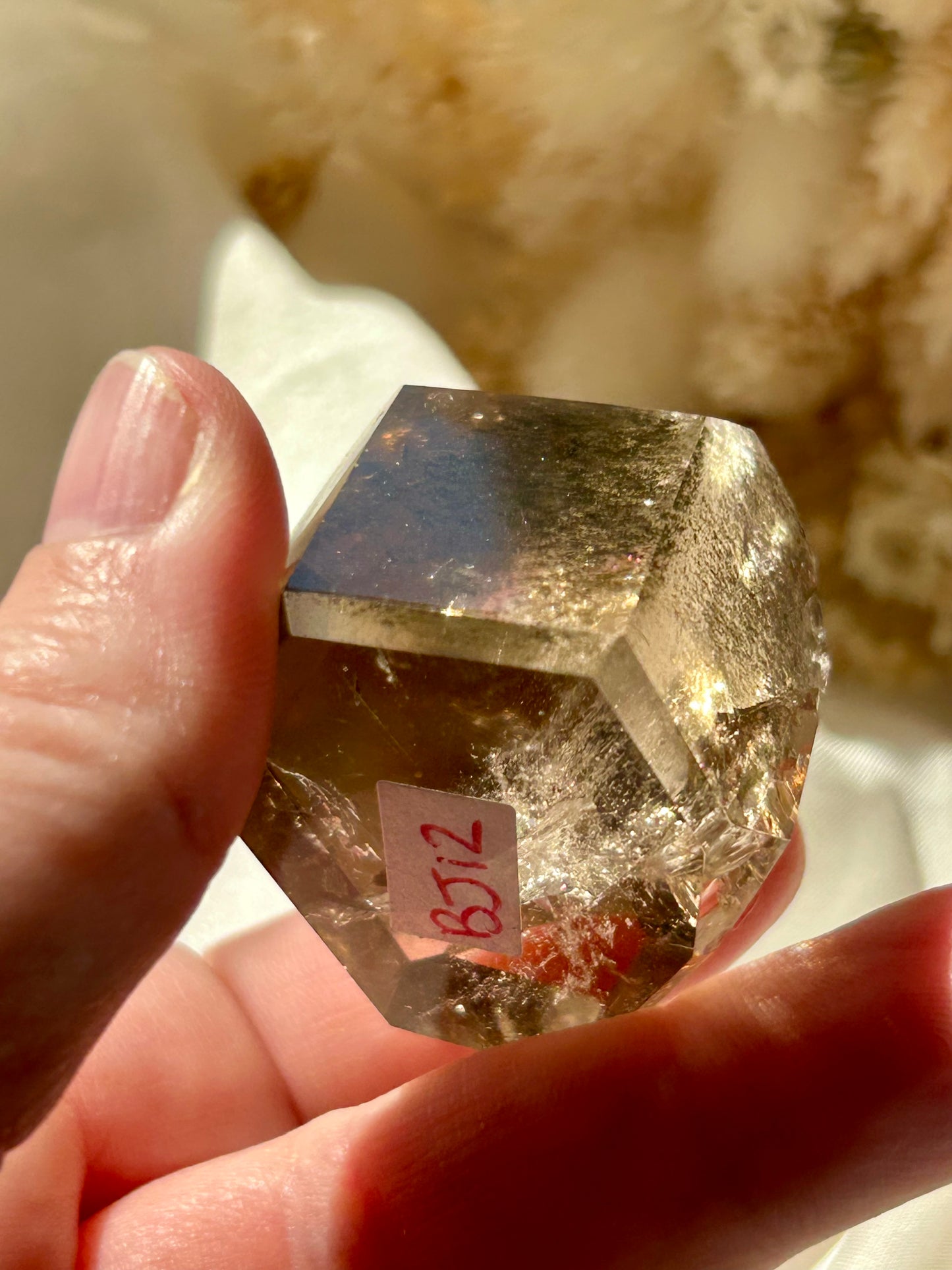 Smokey Quartz Tower with Chlorite Inclusions | Grounding + Cleansing Crystal