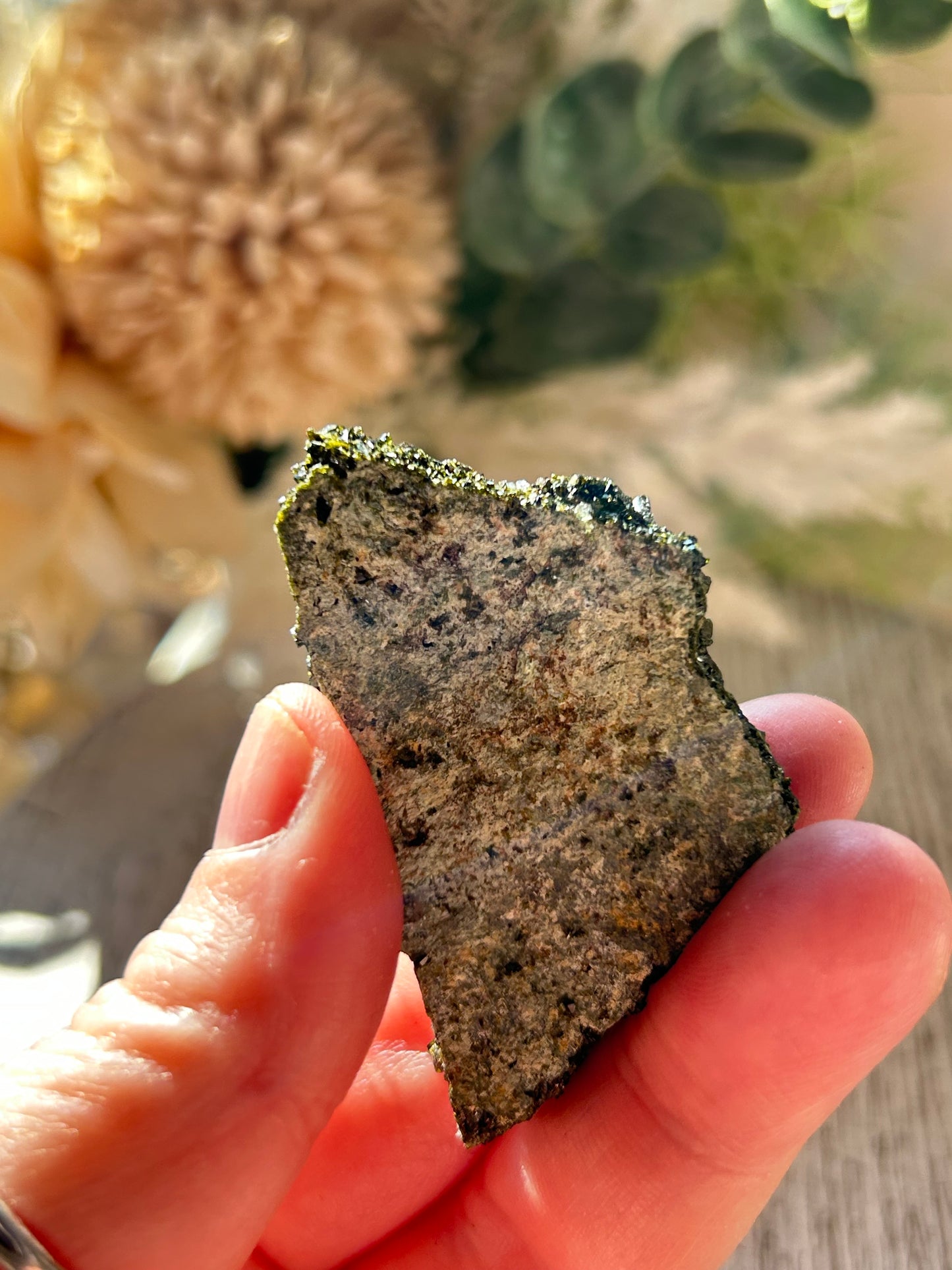Forest Epidote Cluster – Natural Green Epidote from Turkey