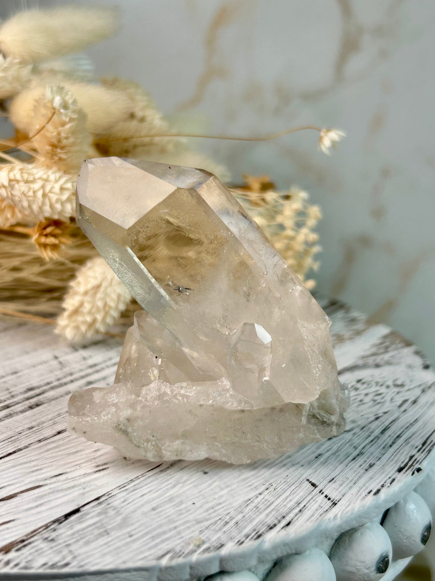 Golden Sea de Souza Quartz Cluster – Radiance, Clarity & Amplification