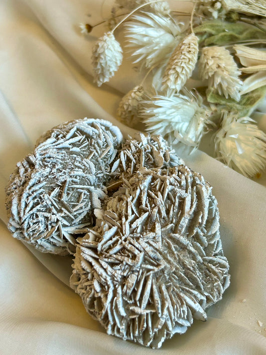 Desert rose crystal grounding stone