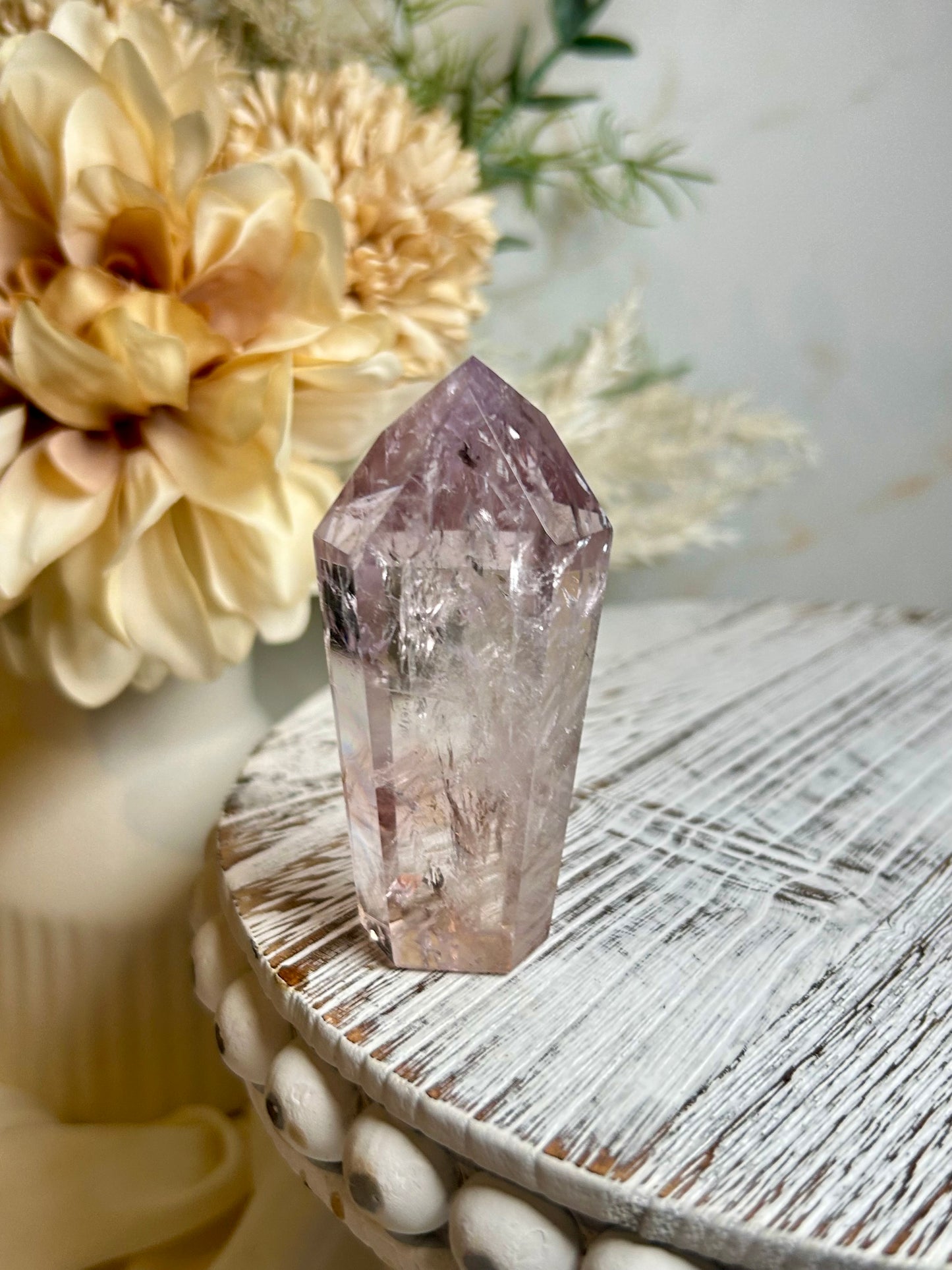 “Powellite” Amethyst | UV Reactive Growth, Spiritual Focus & Inner Illumination