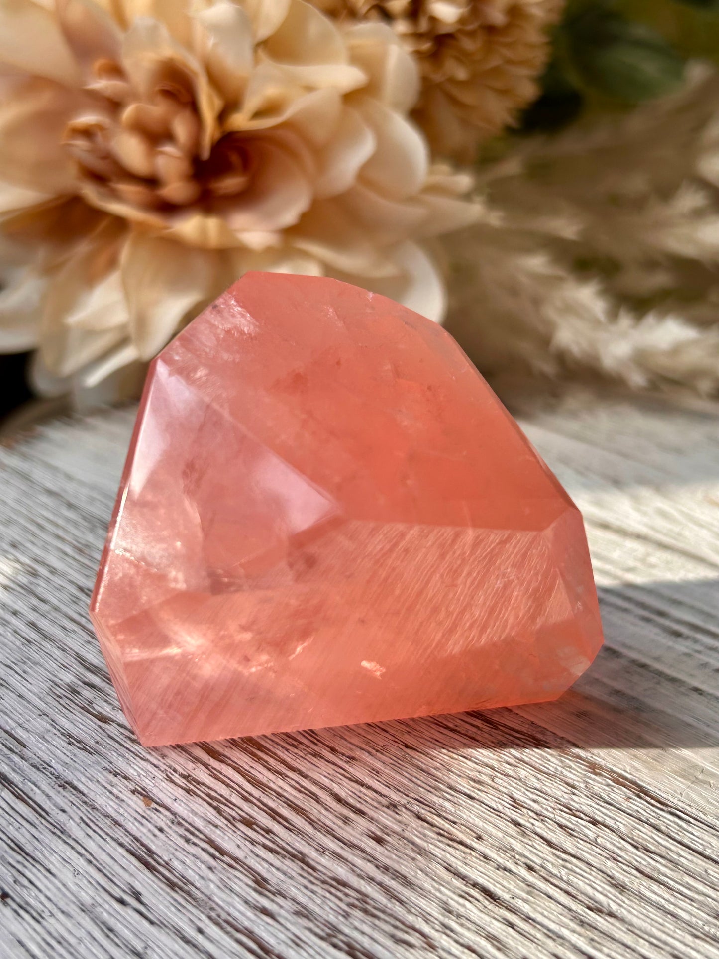 High Grade Bubblegum Pink Rose Quartz Freeform
