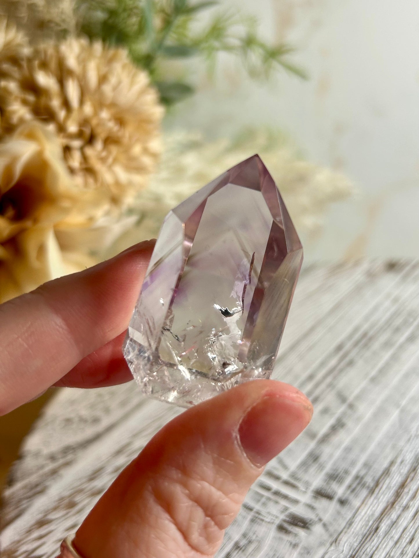 Gem Phantom Lilac Amethyst Tower – Layered Light & Spiritual Power