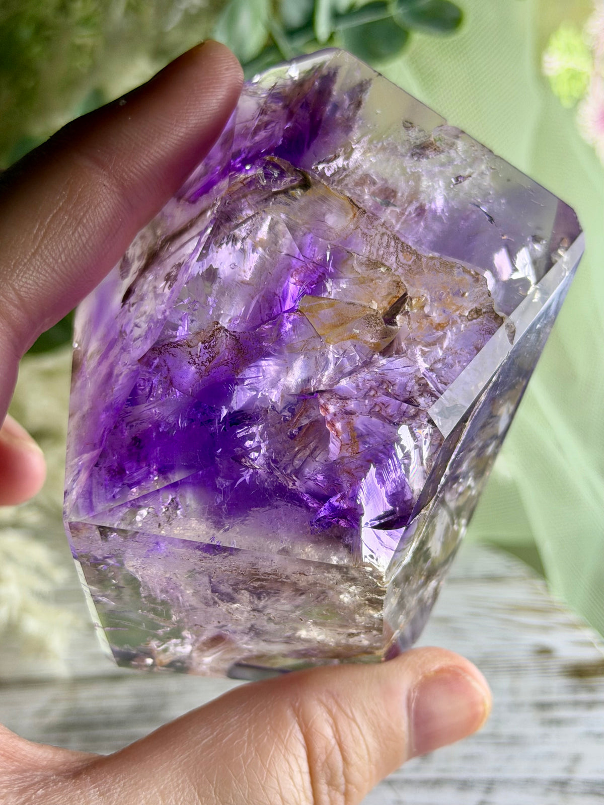 Polished Amethyst Elestial | Brazil