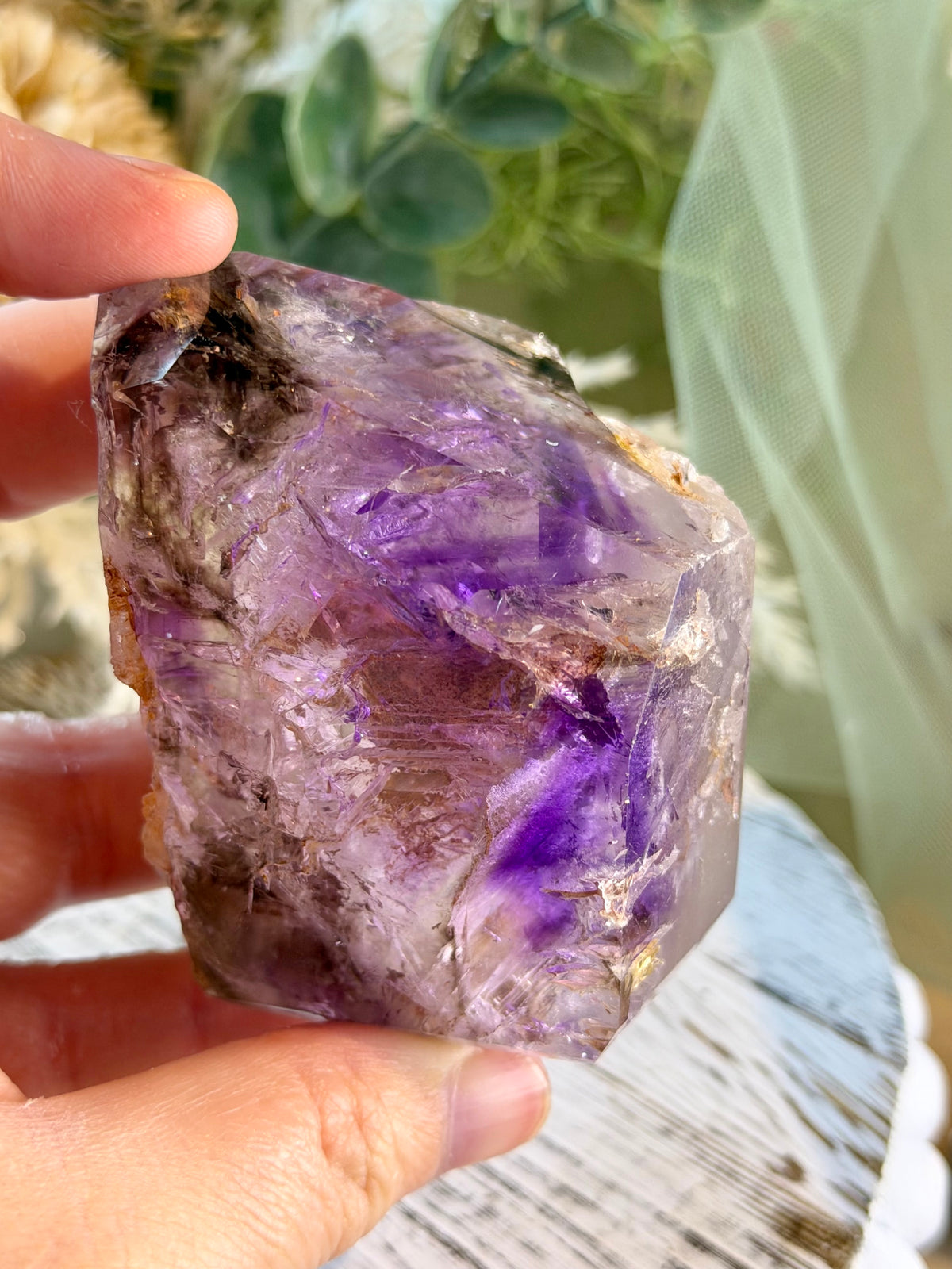 Polished Amethyst Elestial | Brazil
