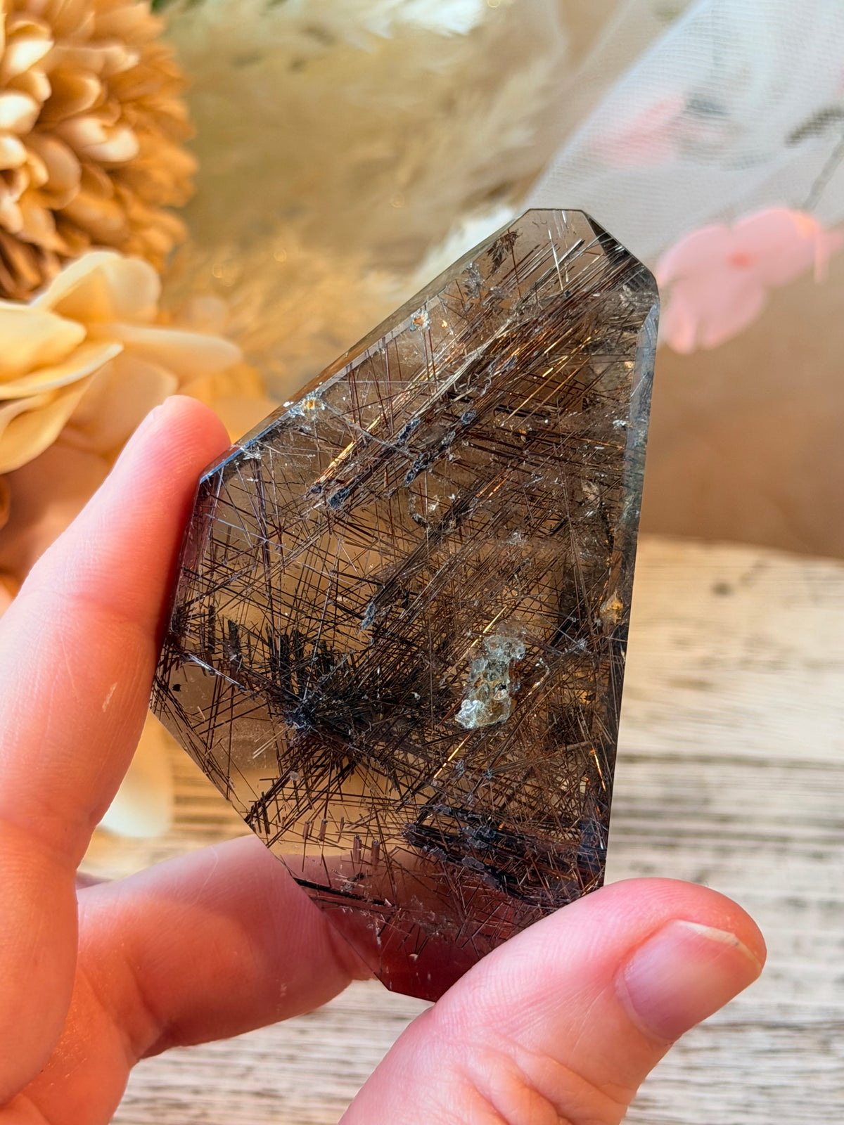 High Grade Rutilated Quartz | Natural Rutile Crystal