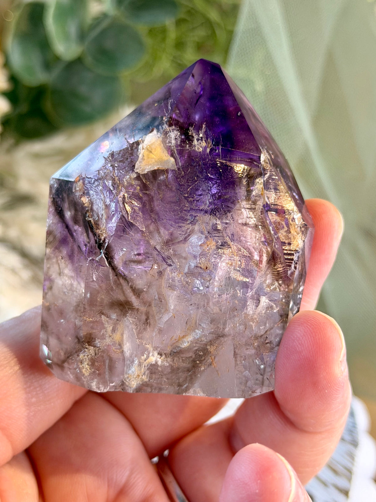 Polished Amethyst Elestial | Brazil