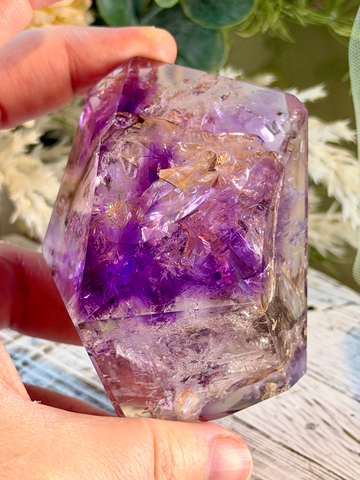 Polished Amethyst Elestial | Brazil